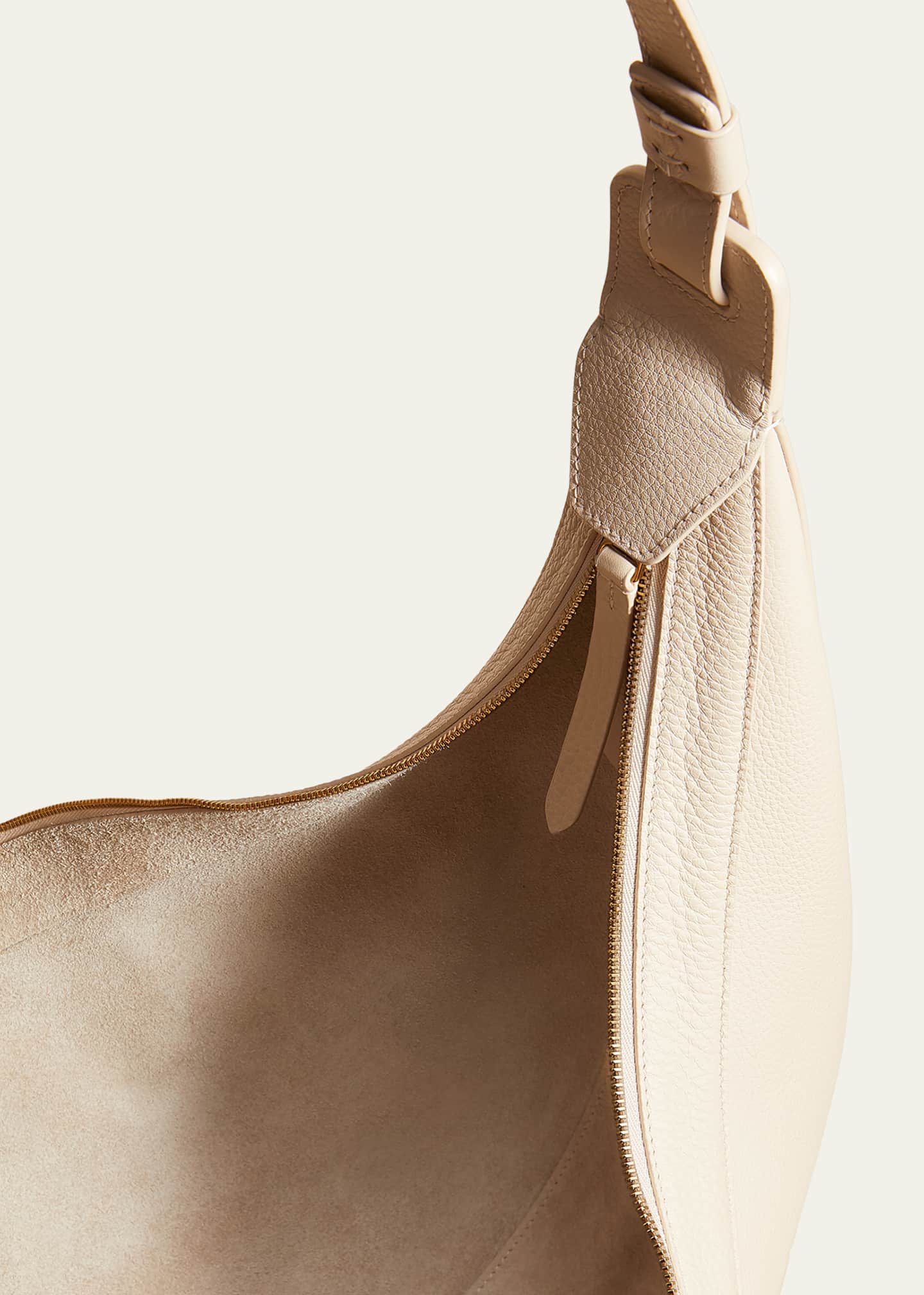 Khaite Augustina Calfskin Hobo Bag Image 4 of 5