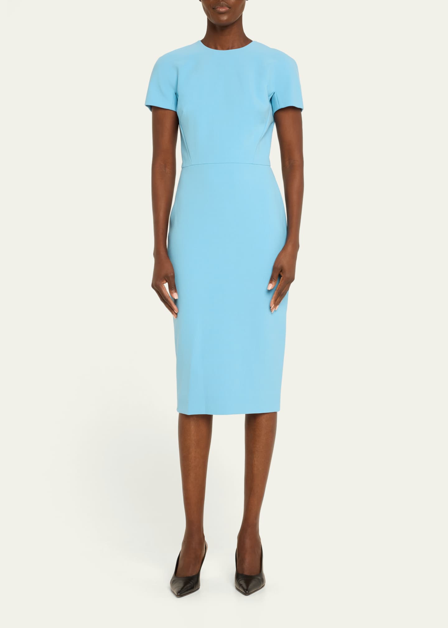 Victoria Beckham T-Shirt Sheath Dress with Back Zipper Image 2 of 5