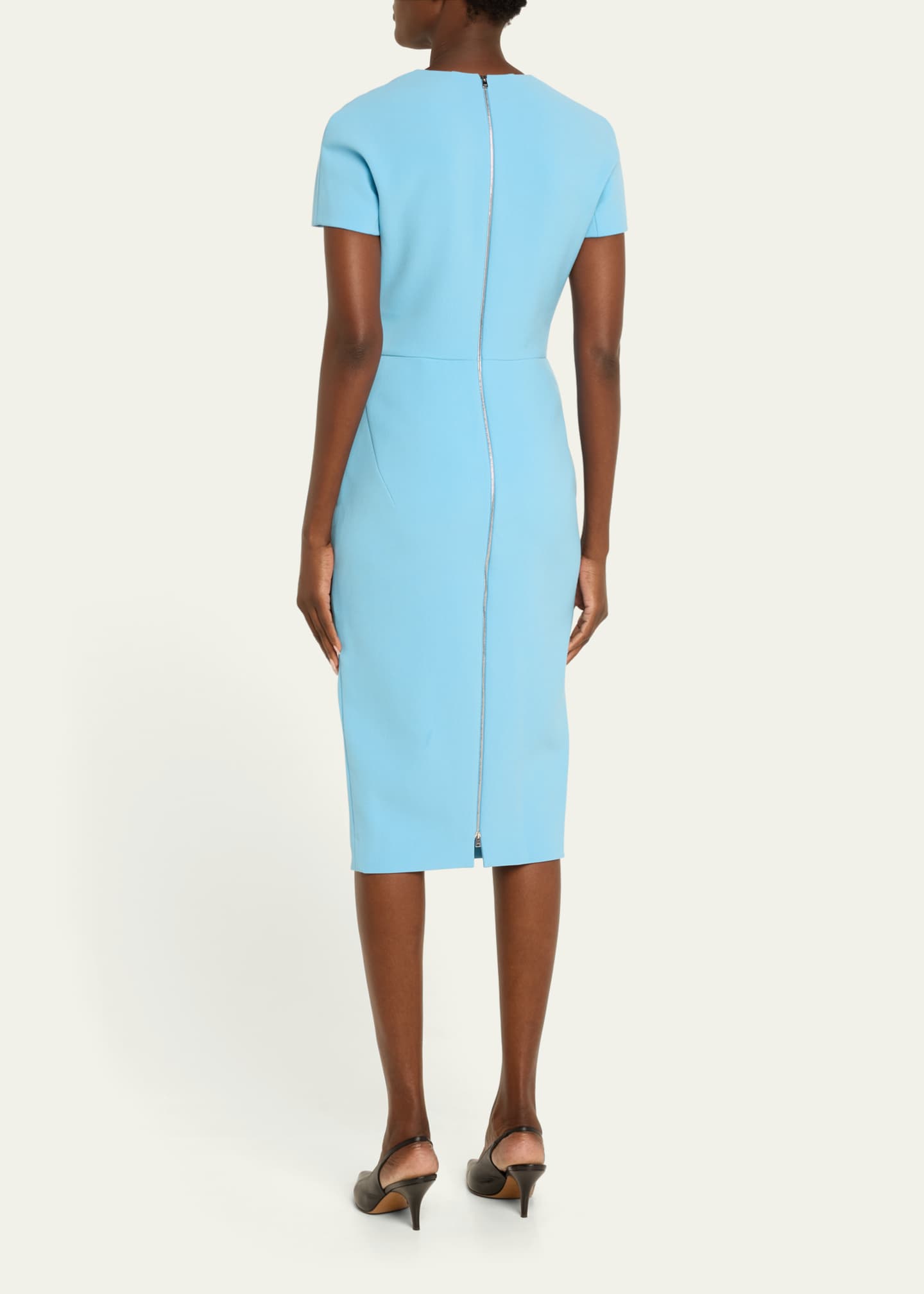 Victoria Beckham T-Shirt Sheath Dress with Back Zipper Image 3 of 5