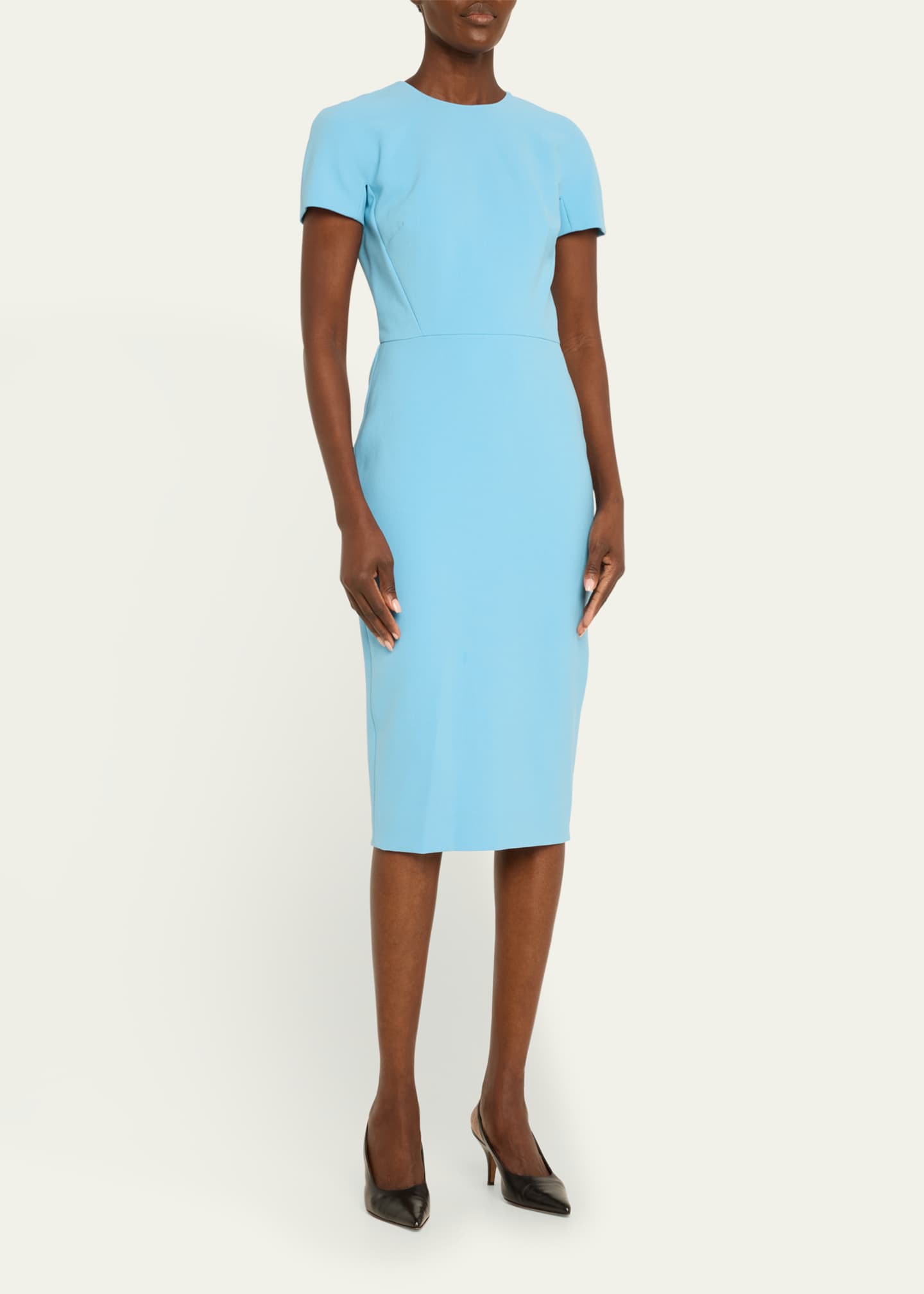 Victoria Beckham T-Shirt Sheath Dress with Back Zipper Image 4 of 5