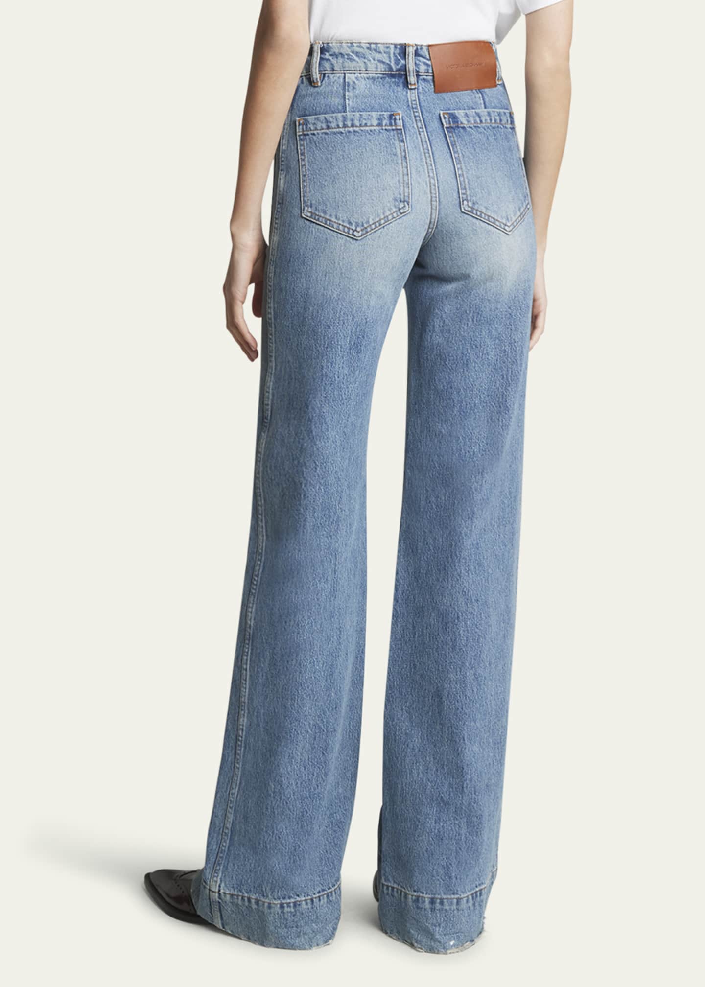 Victoria Beckham Alina Straight-Leg Jeans - Bergdorf Goodman