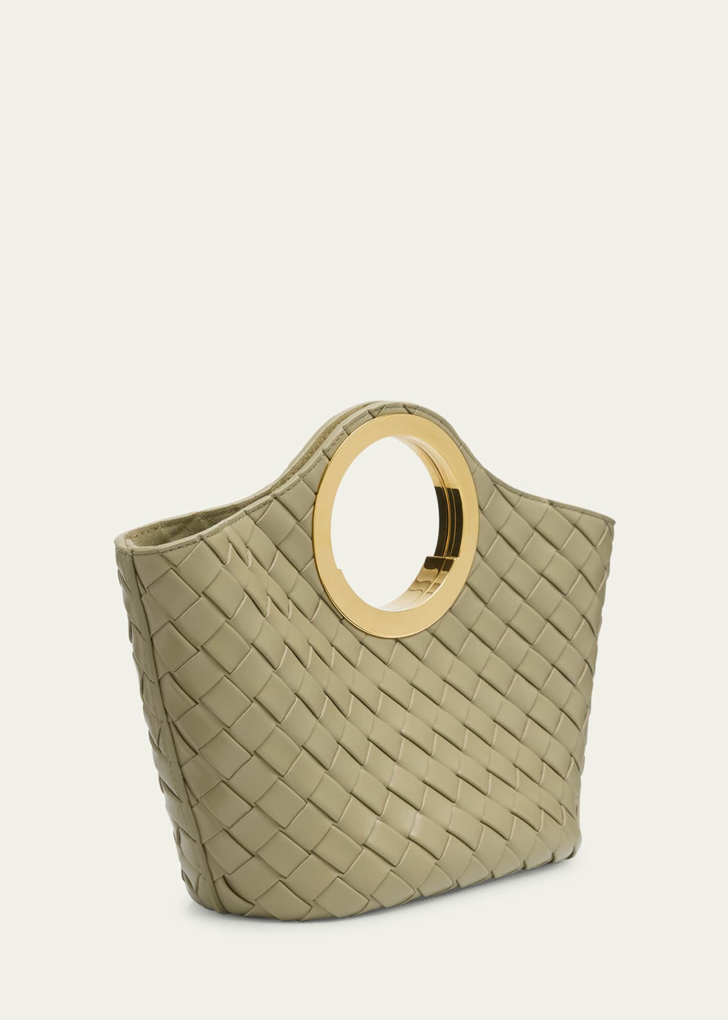 Bottega Veneta Picnic Small Leather Top-Handle Bag Image 3 of 6