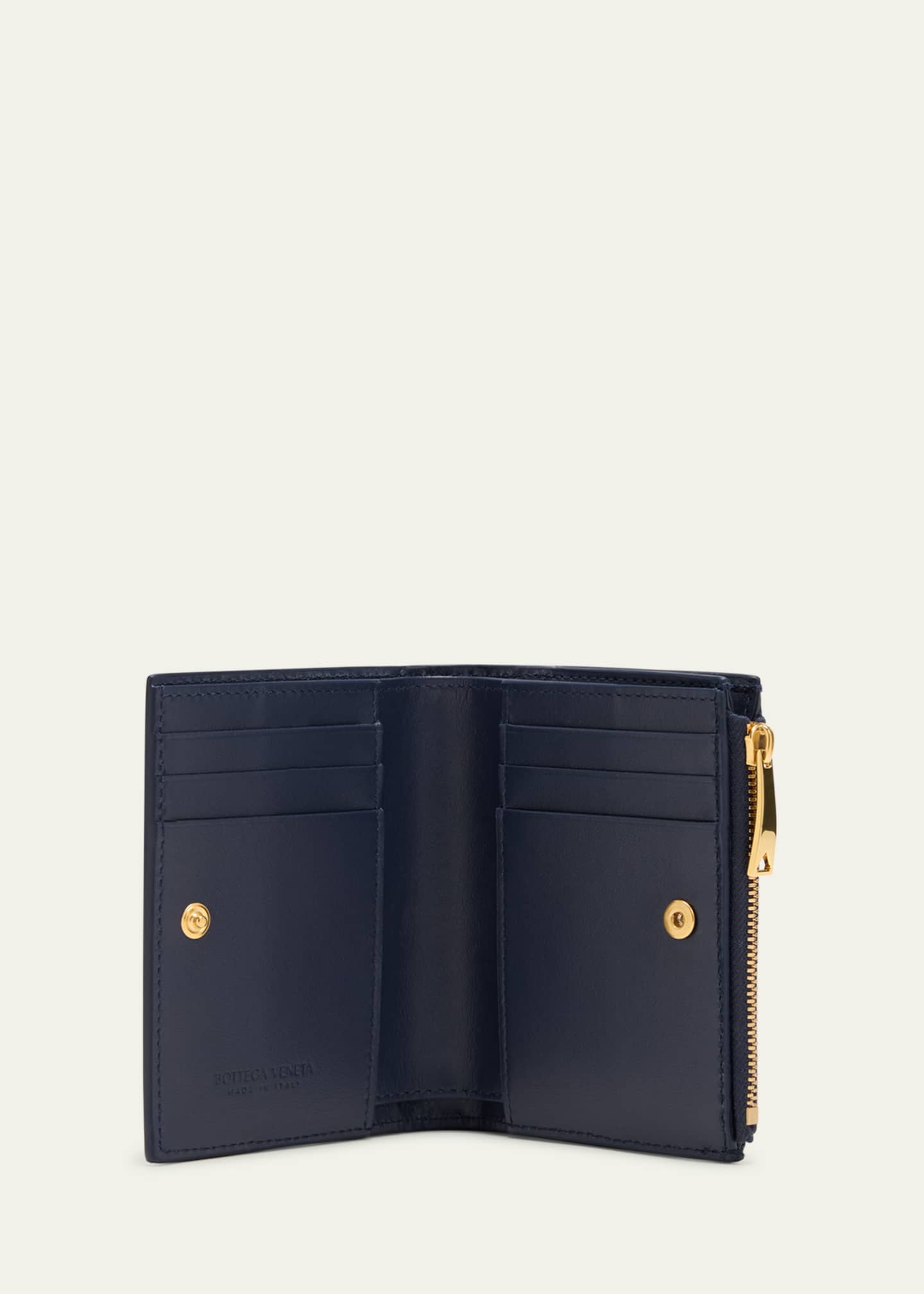Bottega Veneta Small Bifold Denim Wallet Image 4 of 4