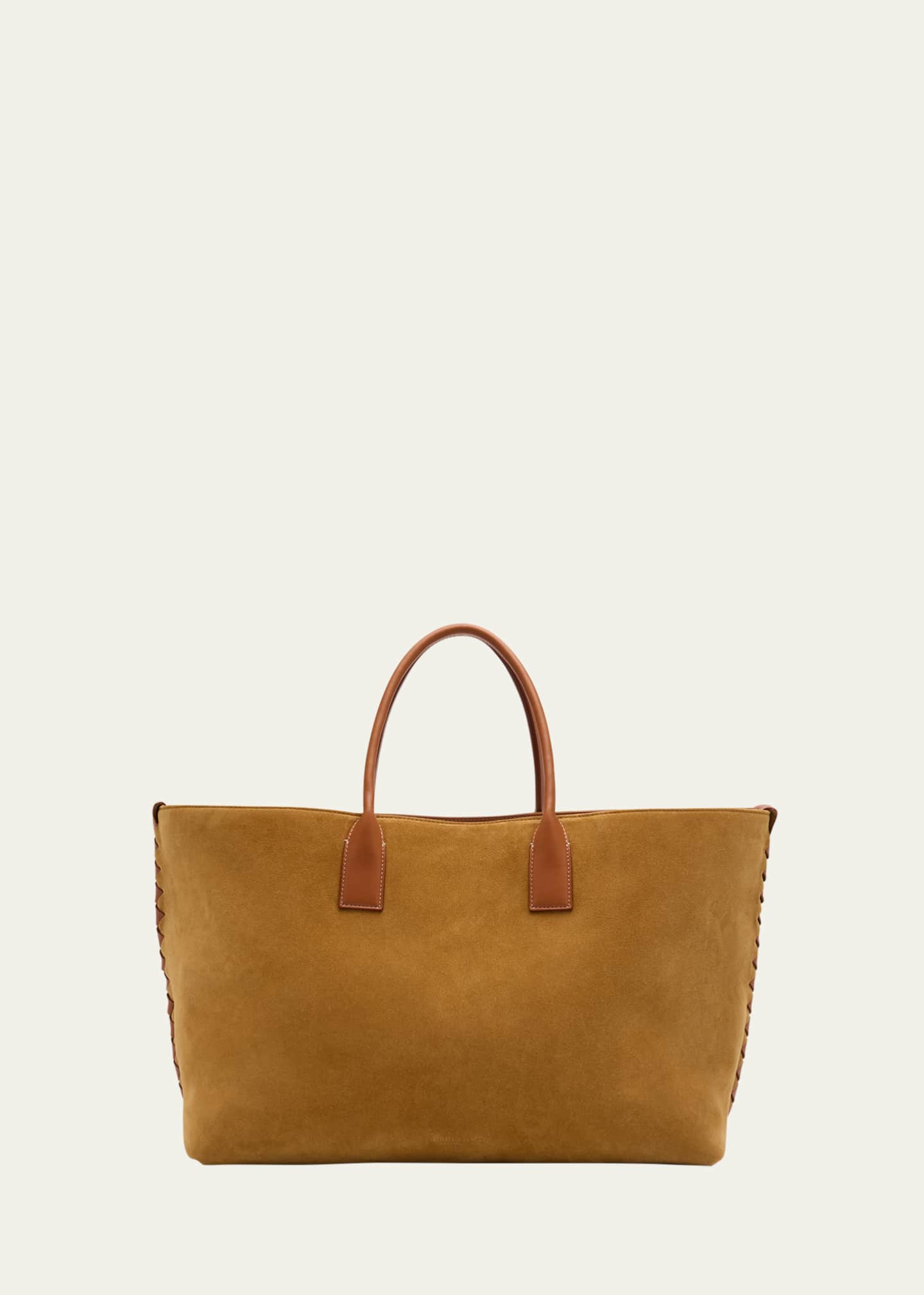 Bottega Veneta Cabat Large Suede Shoulder Bag Bergdorf Goodman