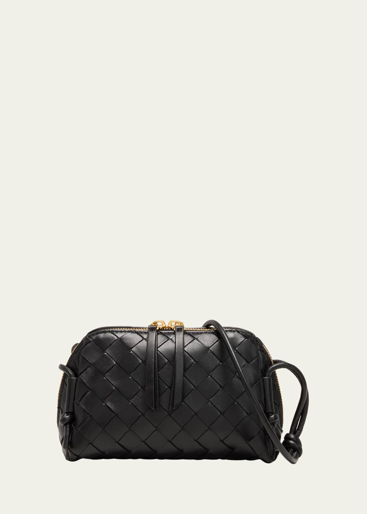 Bottega Veneta Zip Leather Pouch Shoulder Bag Bergdorf Goodman