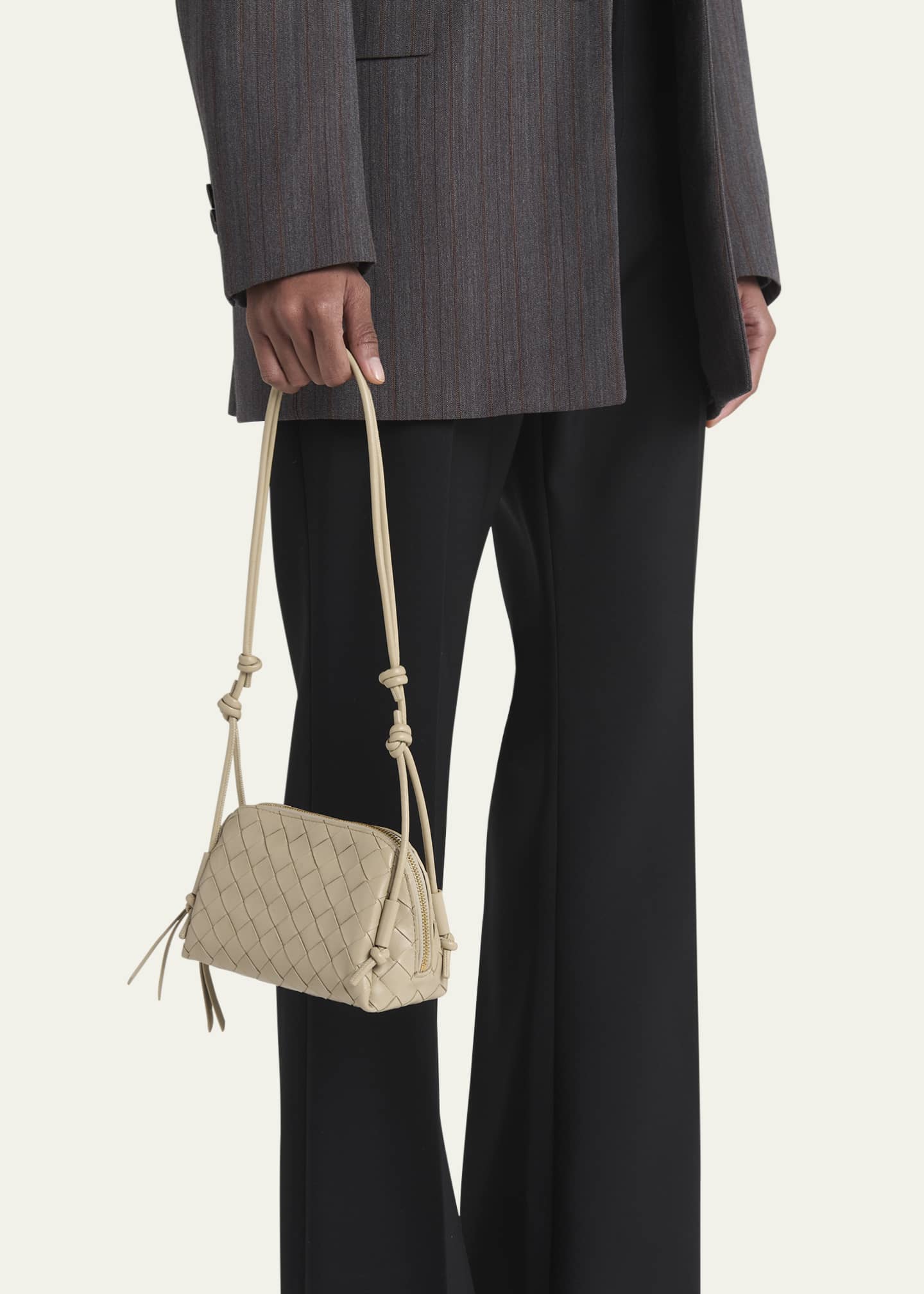 Bottega Veneta Zip Leather Pouch Shoulder Bag Image 2 of 6