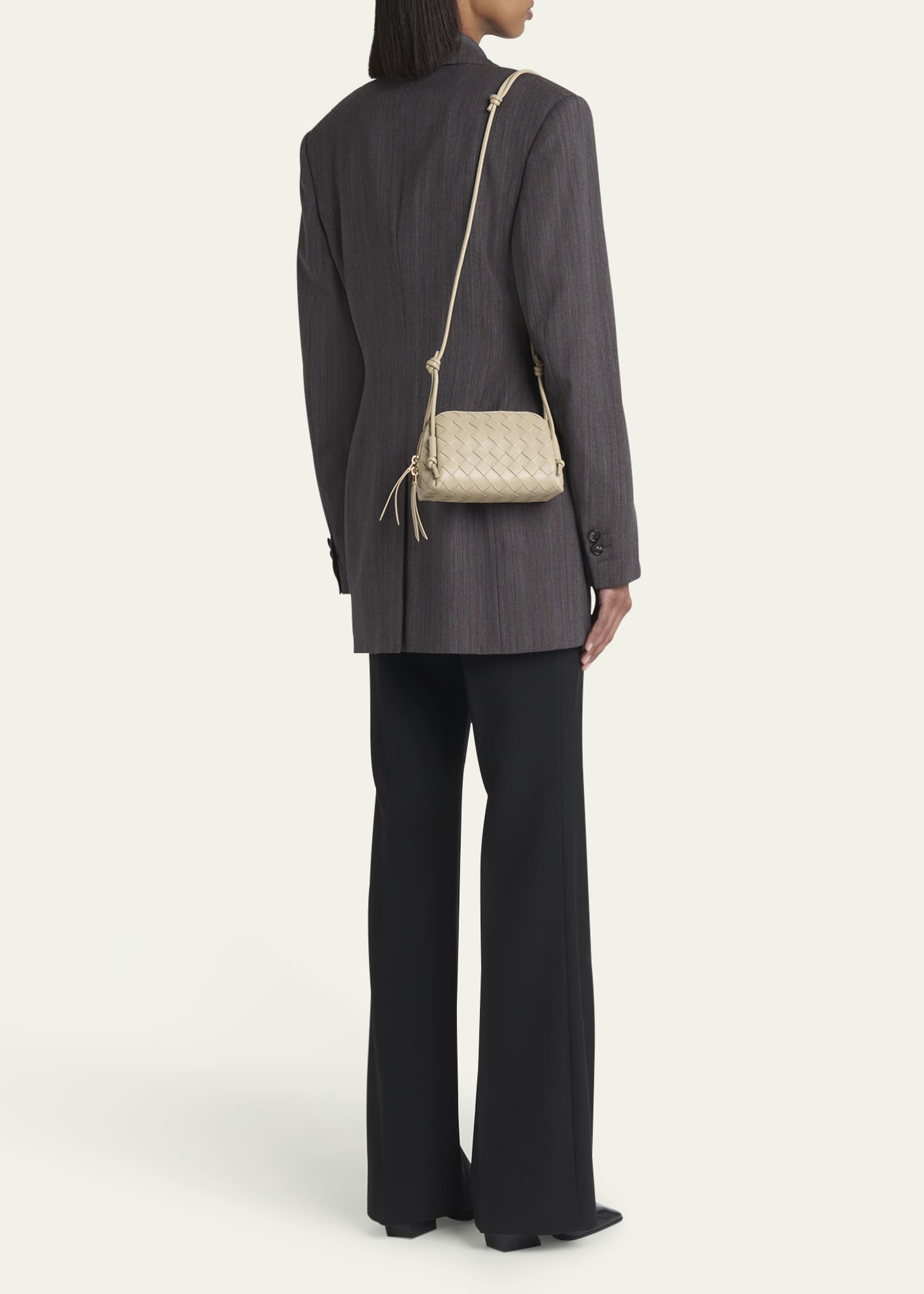 Bottega Veneta Zip Leather Pouch Shoulder Bag Image 5 of 6
