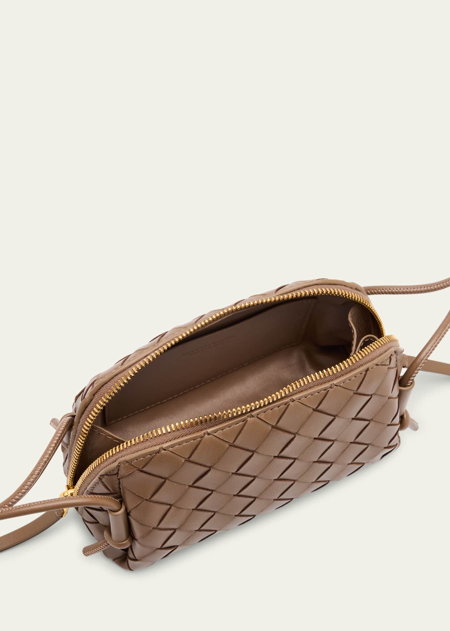 Bottega Veneta Zip Leather Pouch Shoulder Bag