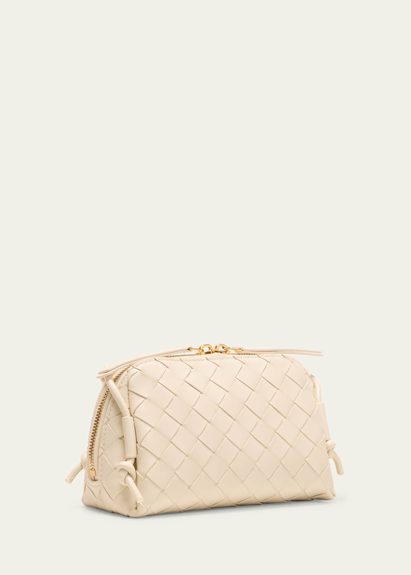 Bottega Veneta Zip Leather Pouch Shoulder Bag Image 3 of 6