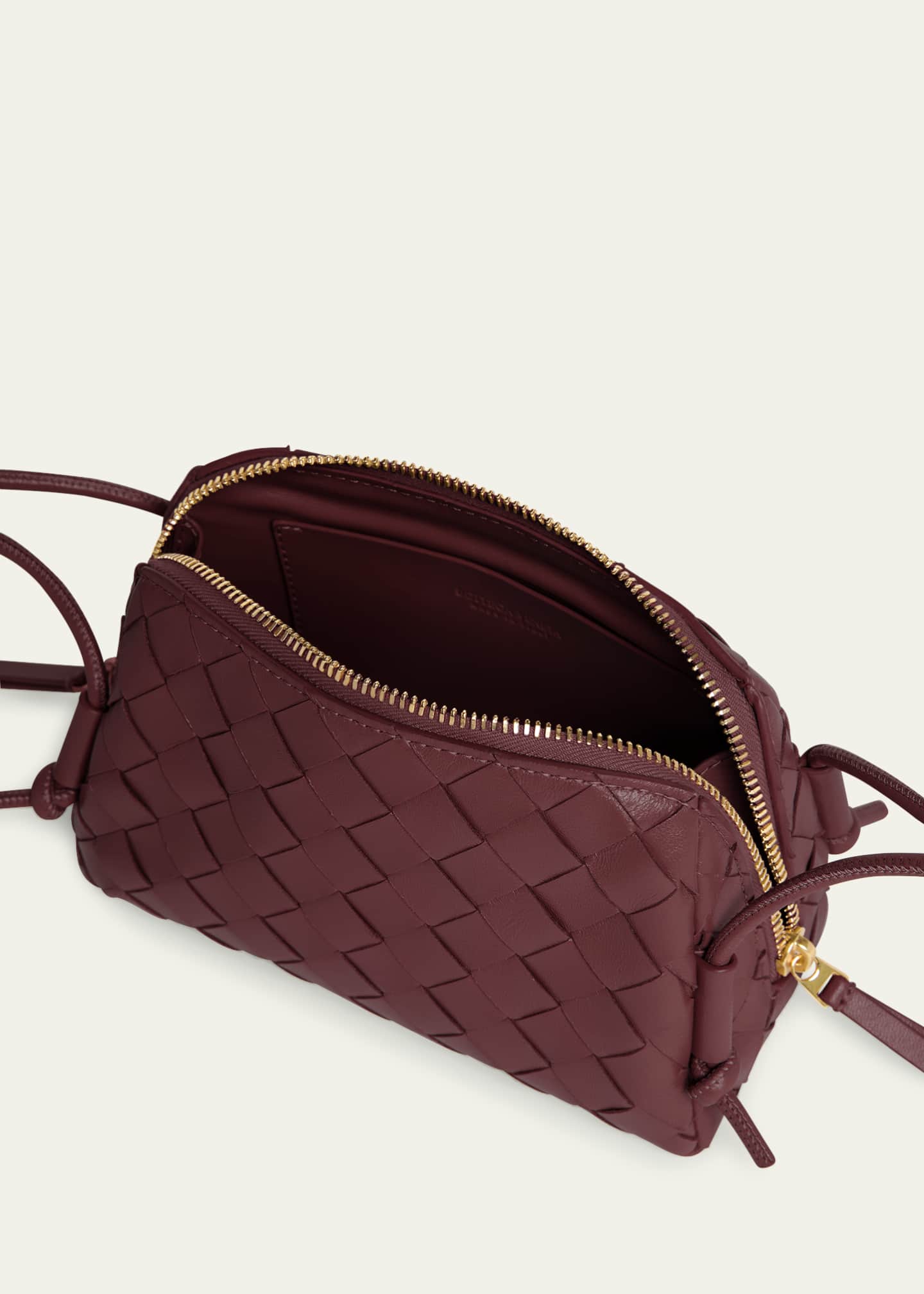 Bottega Veneta Intrecciato Leather Shoulder Bag Fondant