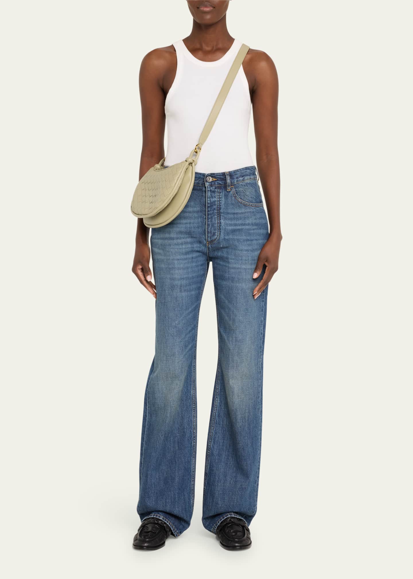 Bottega Veneta Gemelli Multipocket Leather Shoulder Bag Image 5 of 5