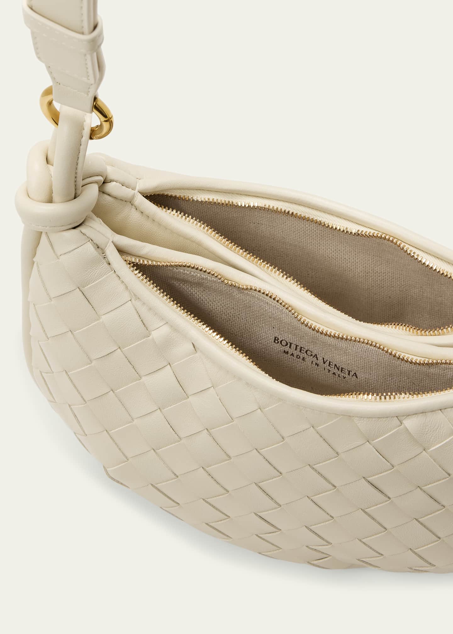 ショルダーバッグ・ポシェット Bottega Veneta Gemelli Shoulder Bag In Intrecciato Nappa BOTTEGA VENETA | Small Gemelli Intrecciato Leather Shoulder