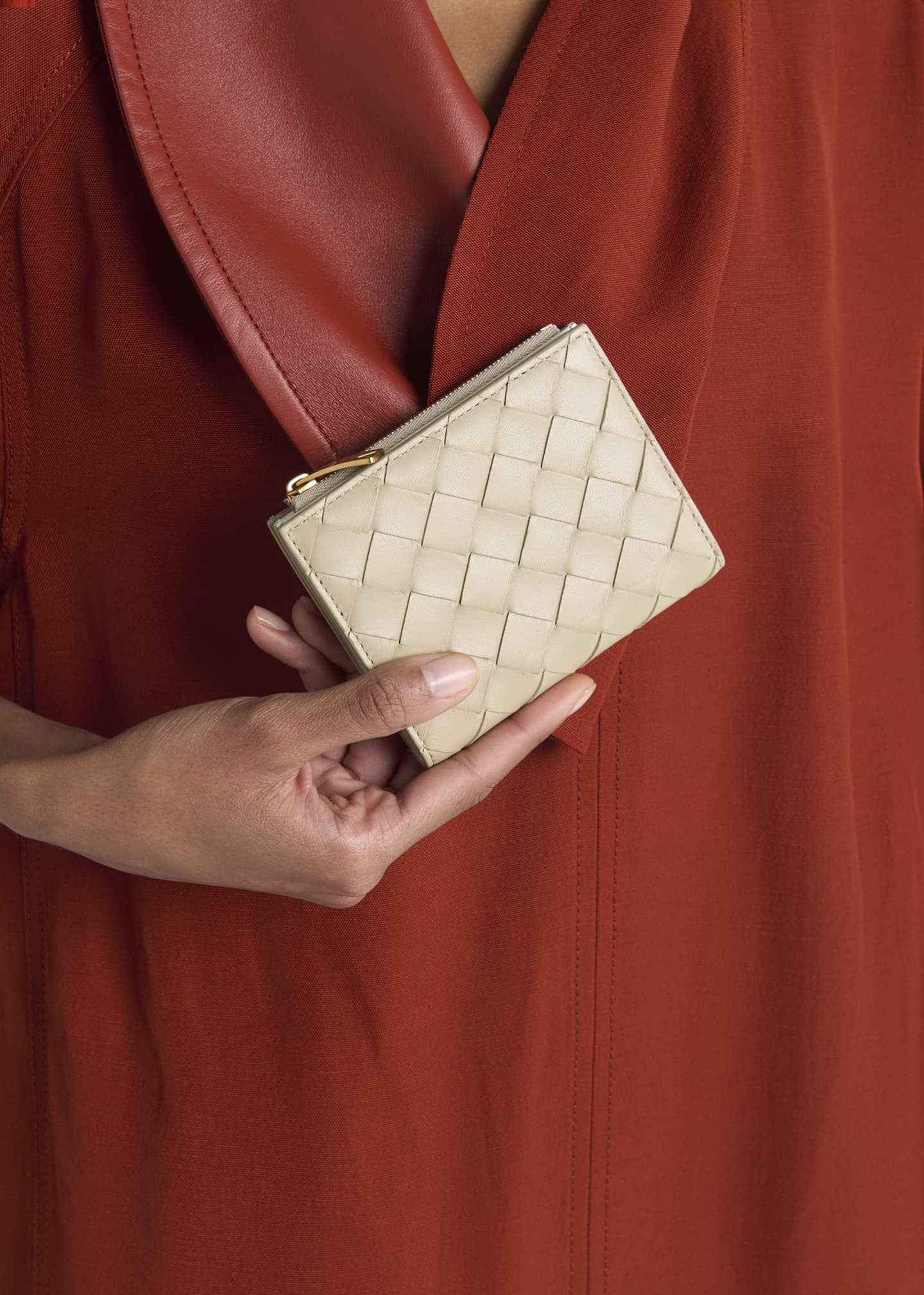 Bottega Veneta Small Bifold Leather Wallet Image 2 of 4