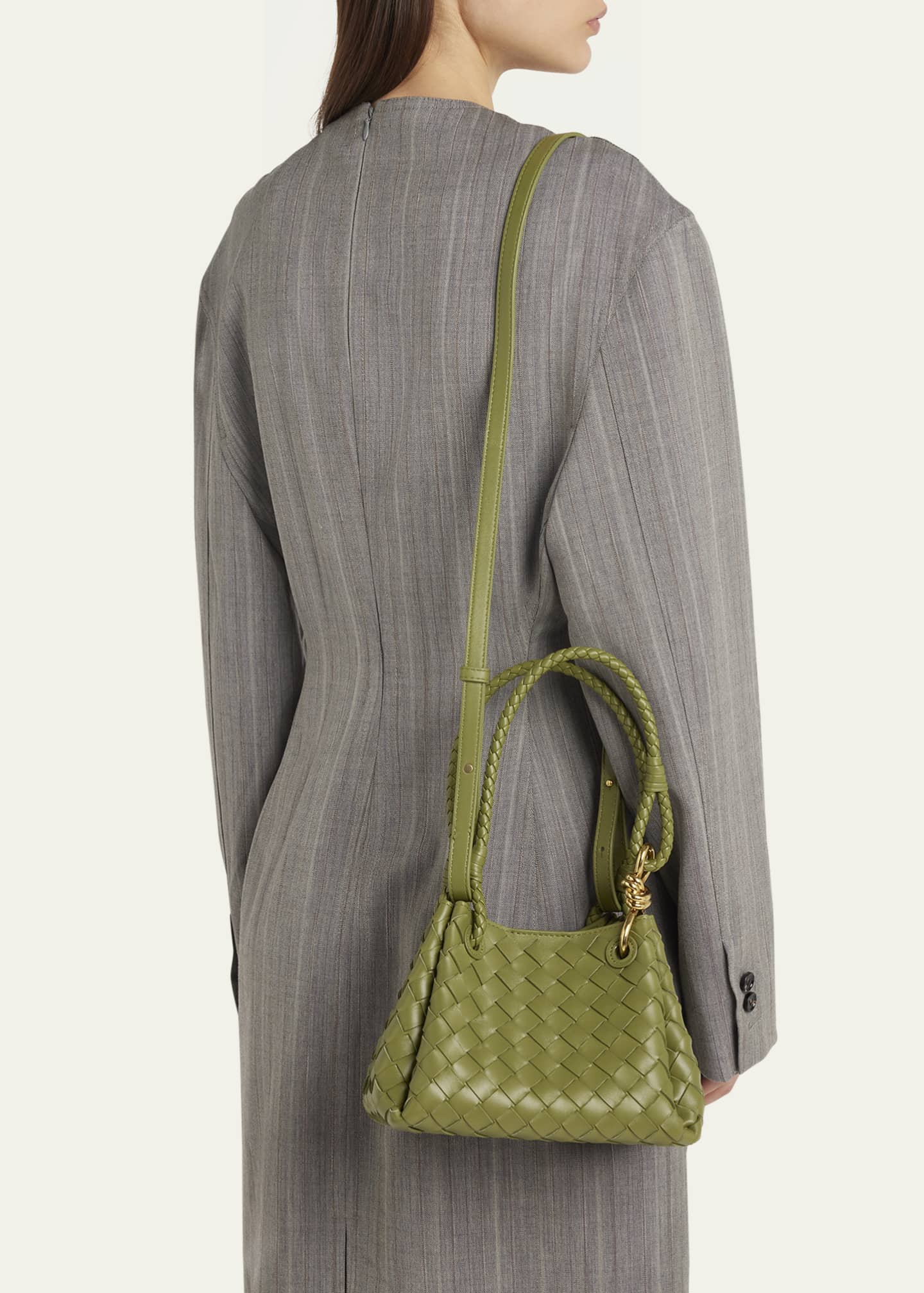 Bottega Veneta Small Andiamo Parachute Bag Image 2 of 6