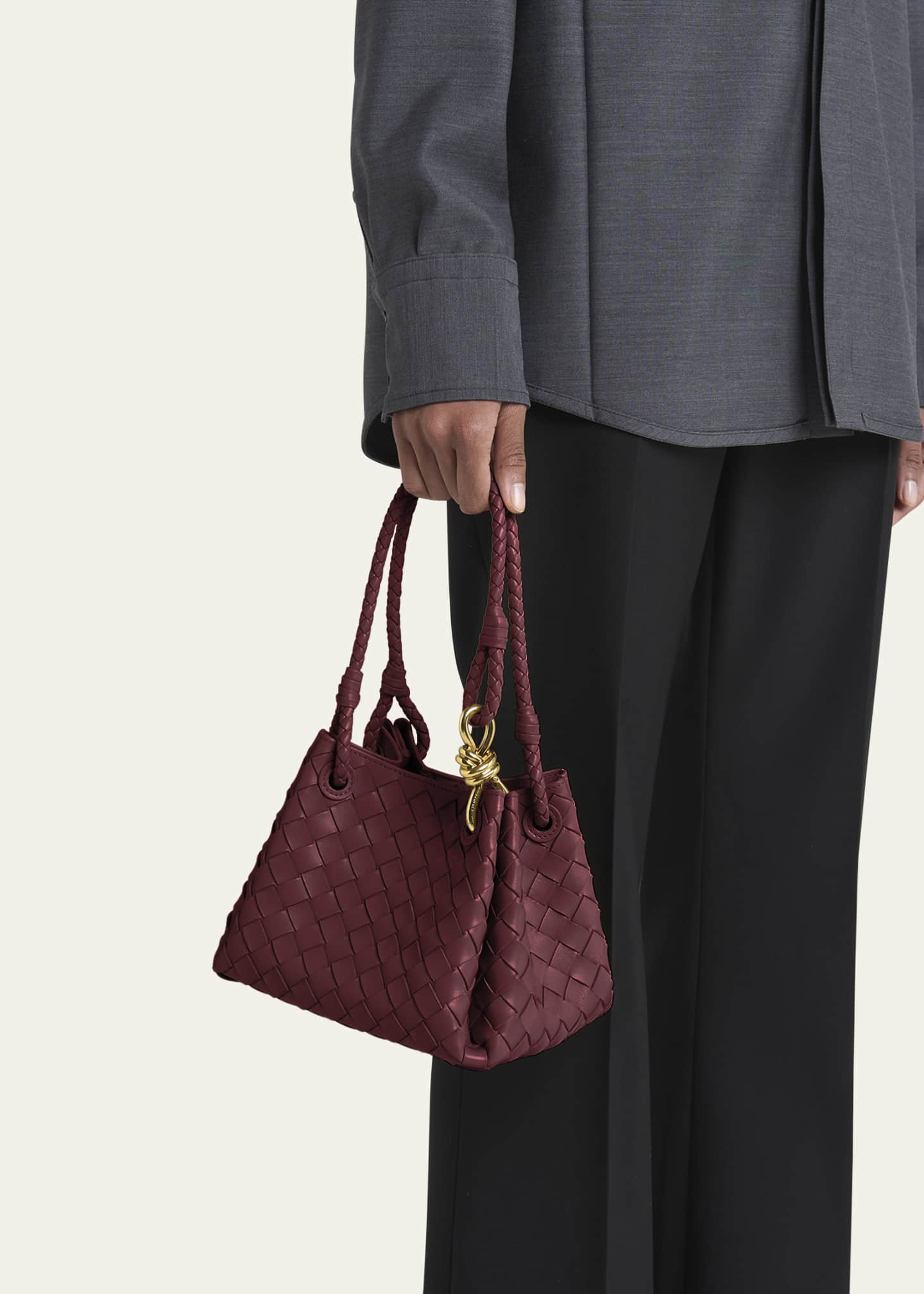 Bottega Veneta Small Andiamo Parachute Bag Image 2 of 6