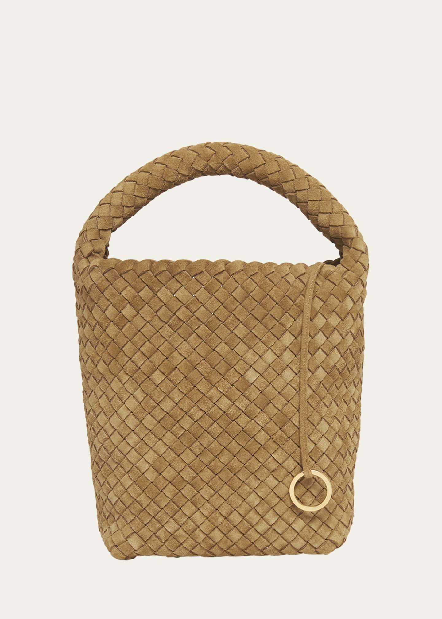 Bottega Veneta Cabat Suede Cashmere Bucket Bag Image 1 of 5