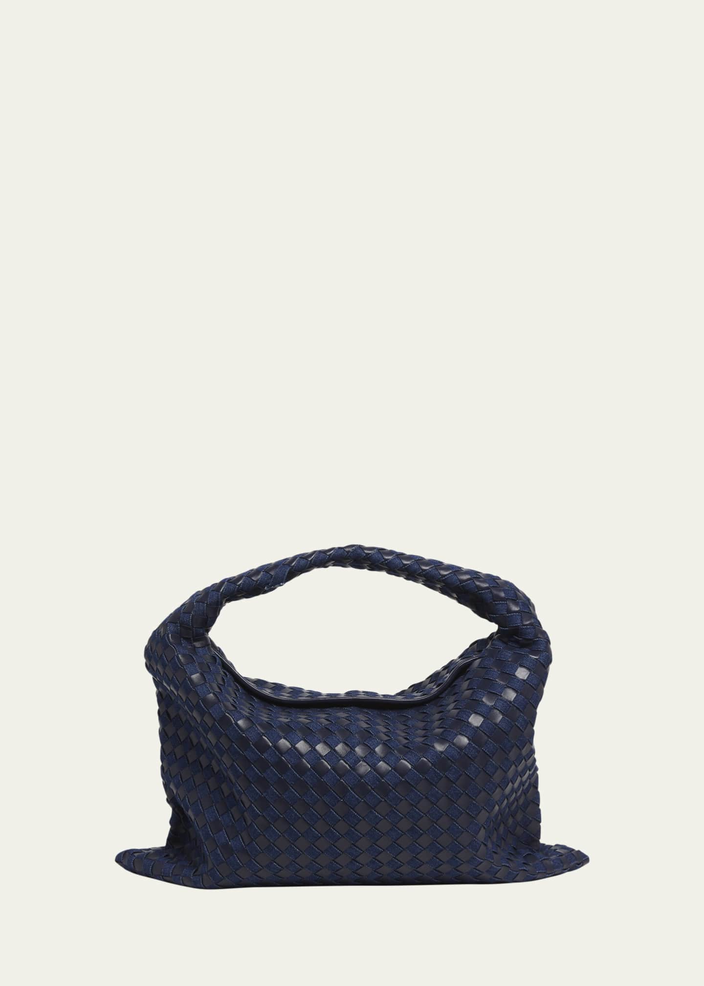 Bottega Veneta Large Hop Denim Hobo Bag Image 1 of 5