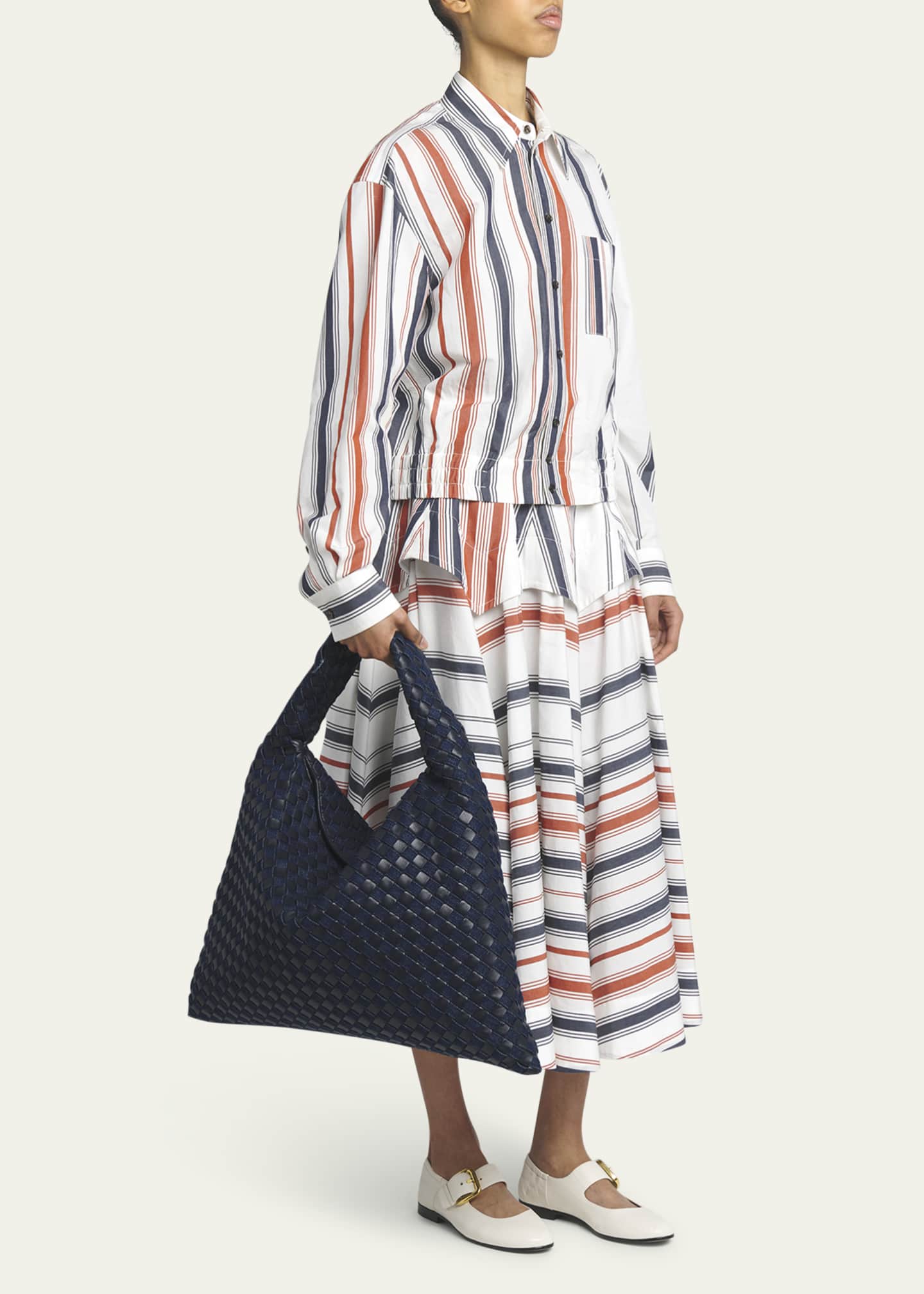 Bottega Veneta Large Hop Denim Hobo Bag Image 5 of 5