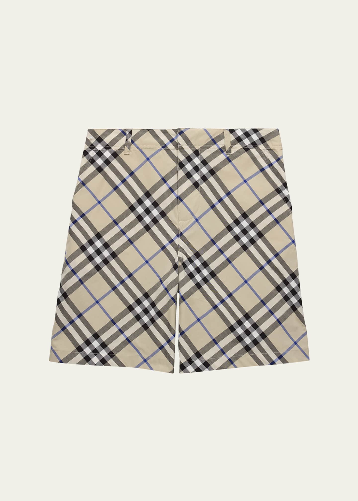 Burberry print shorts clearance