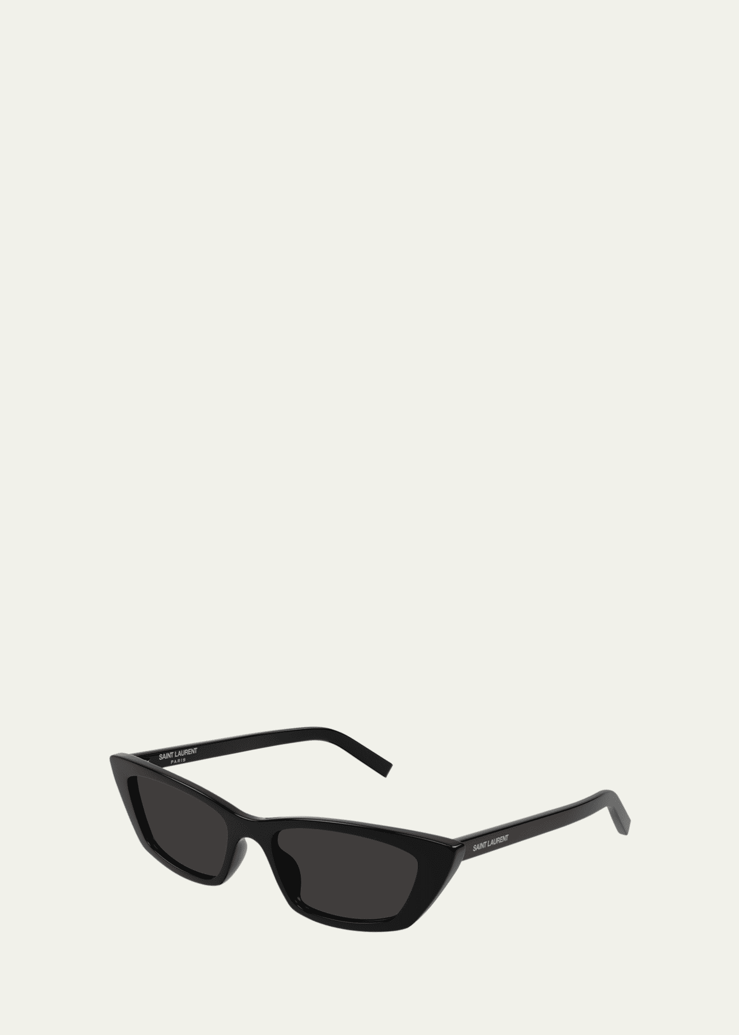 Saint Laurent Sleek Acetate Cat-Eye Sunglasses Image 2 of 2