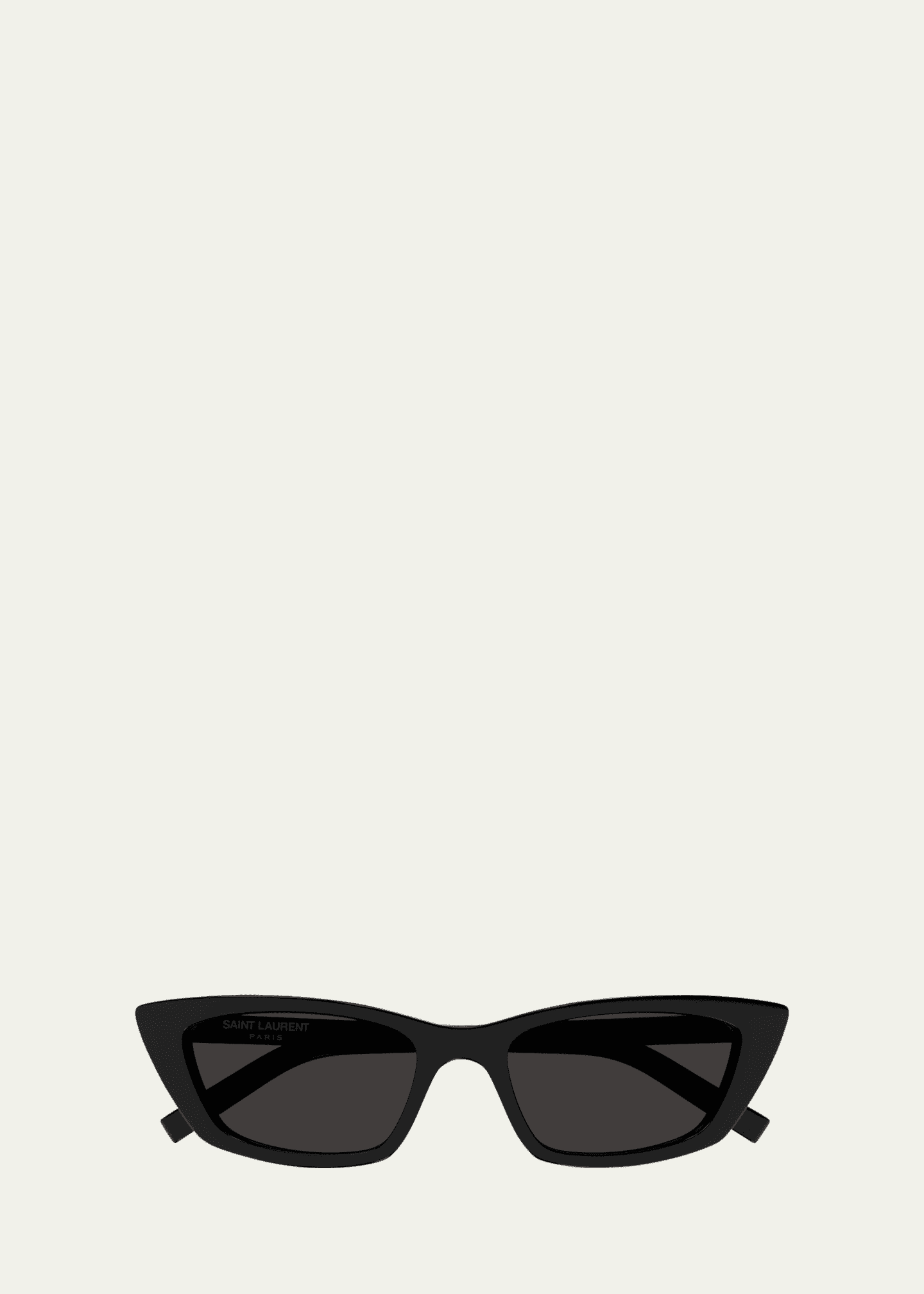 Saint Laurent Sleek Acetate Cat-Eye Sunglasses Image 1 of 2