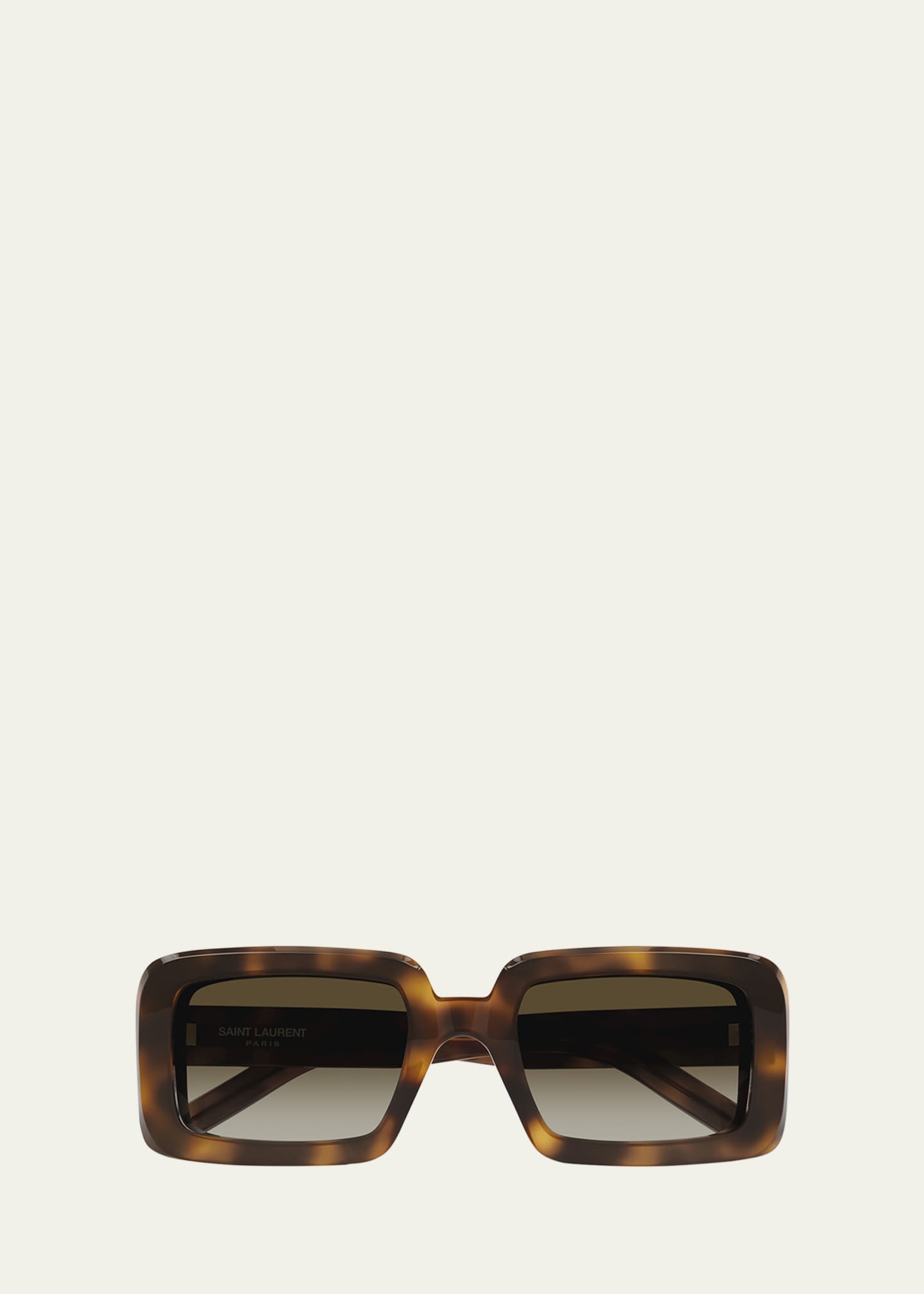 Saint Laurent Acetate Rectangle Sunglasses Image 1 of 2