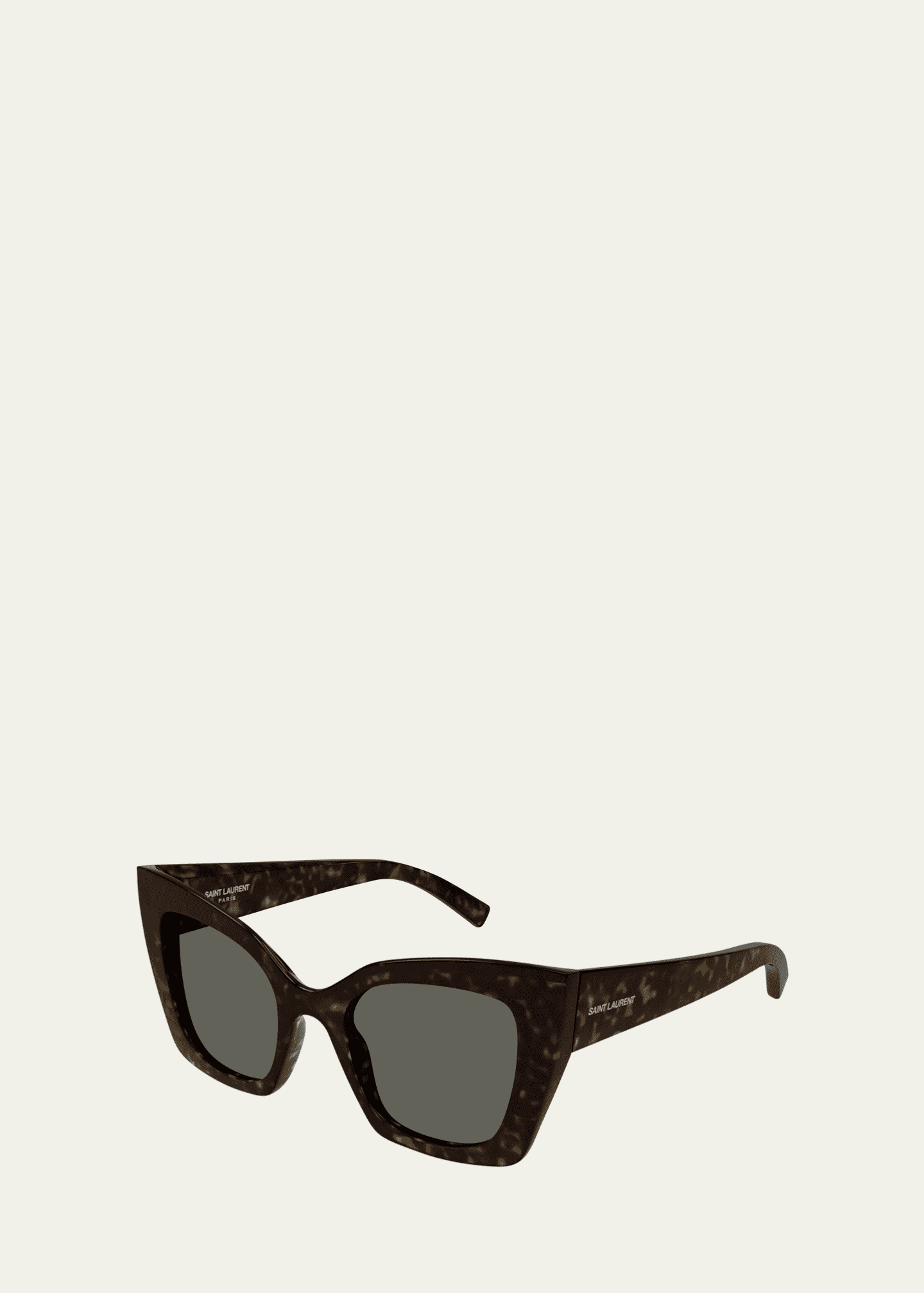 Saint Laurent Fashion Show Bio Nylon Cat-Eye Sunglasses Image 2 of 2