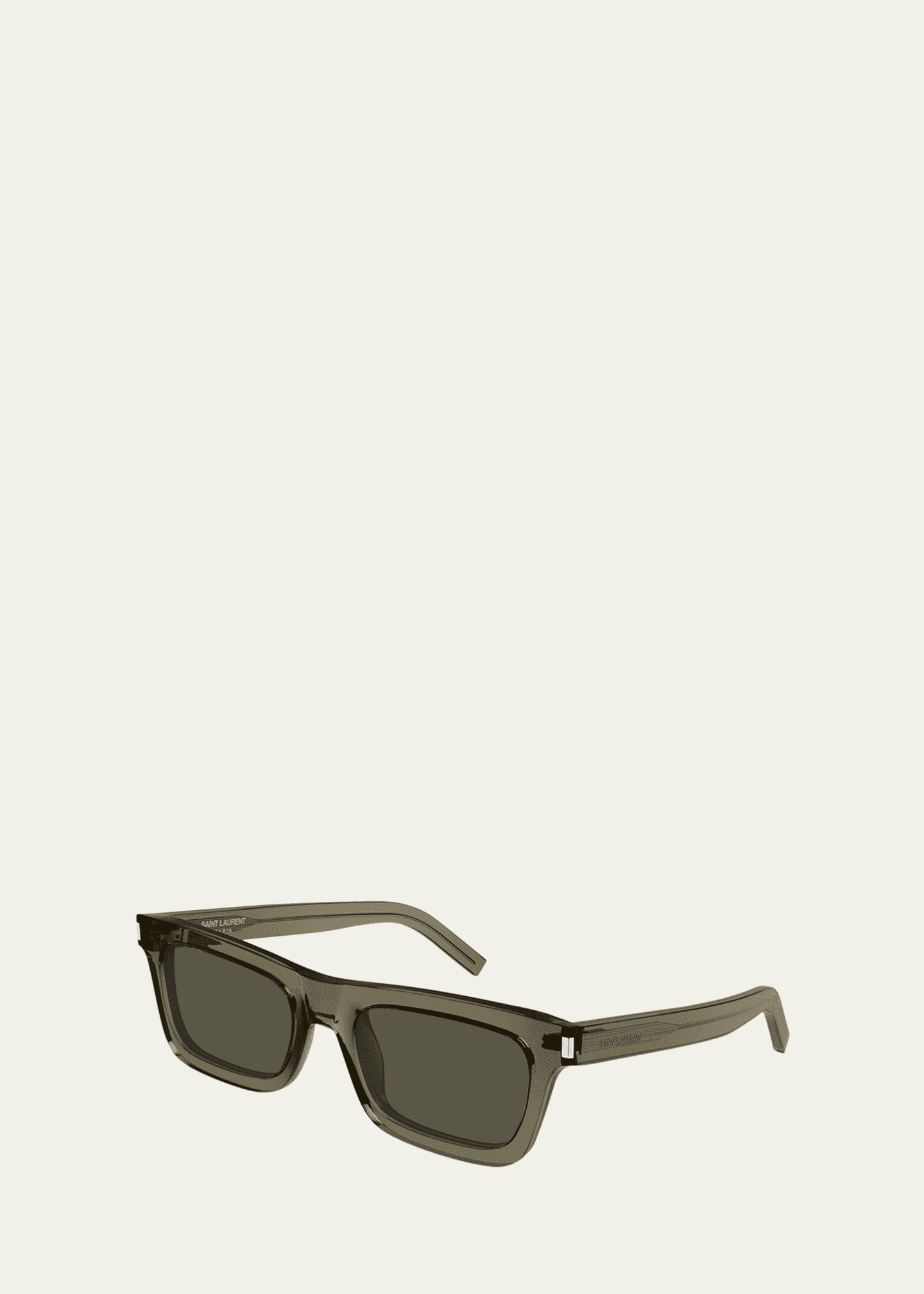 Saint Laurent Acetate Rectangle Sunglasses Image 2 of 2