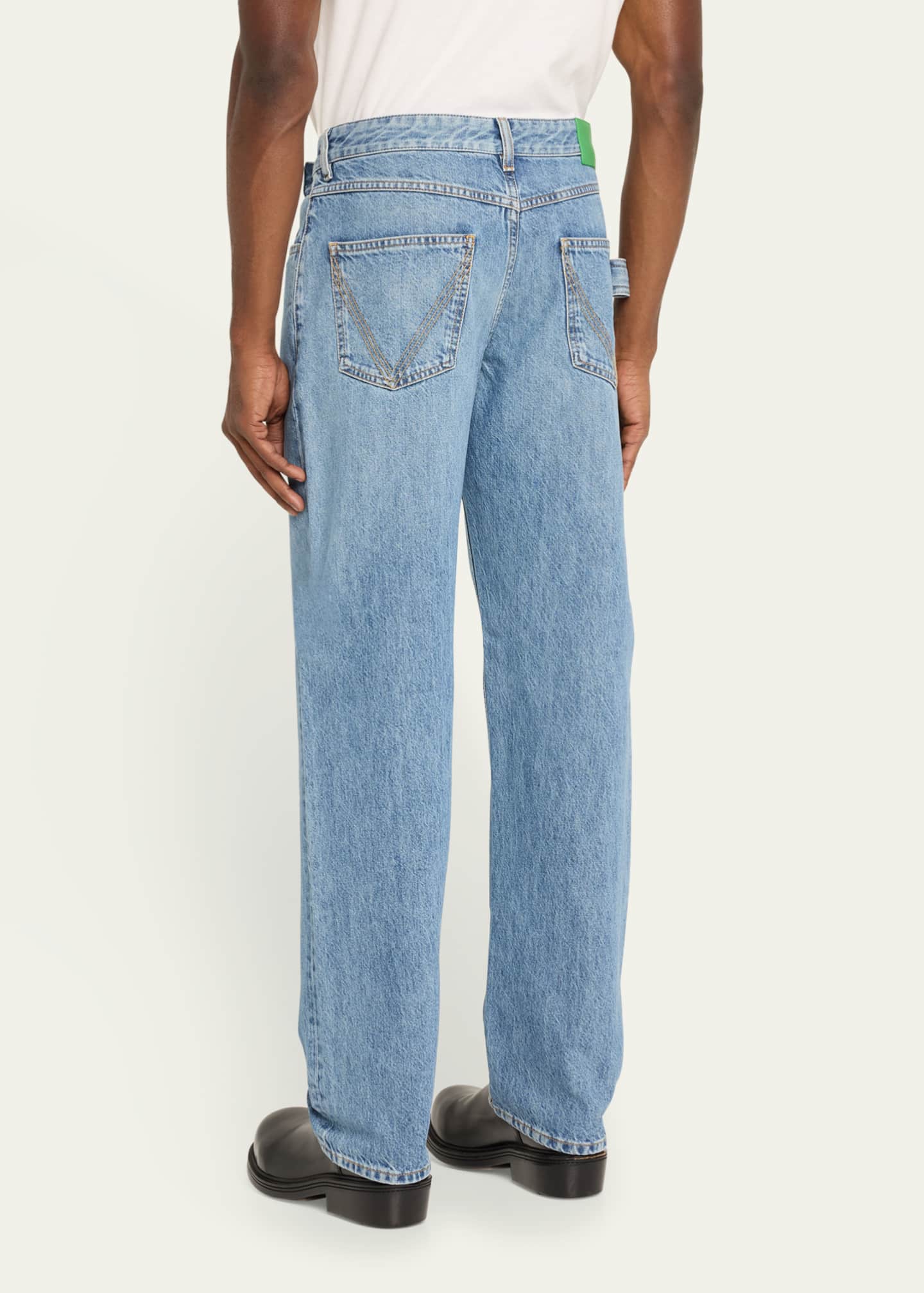 Bottega Veneta Men's Straight-Leg Jeans Image 3 of 5