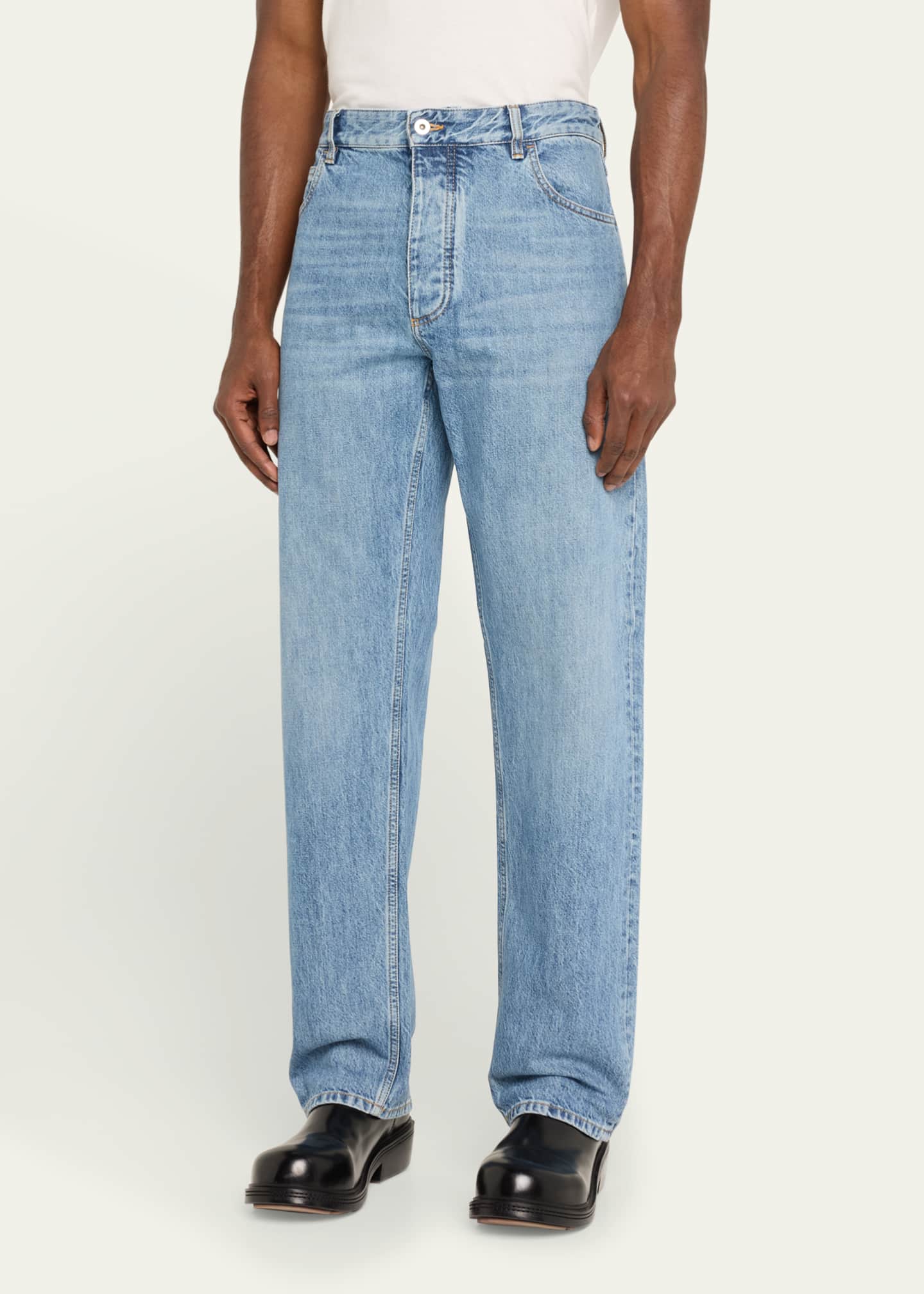 Bottega Veneta Men's Straight-Leg Jeans Image 4 of 5