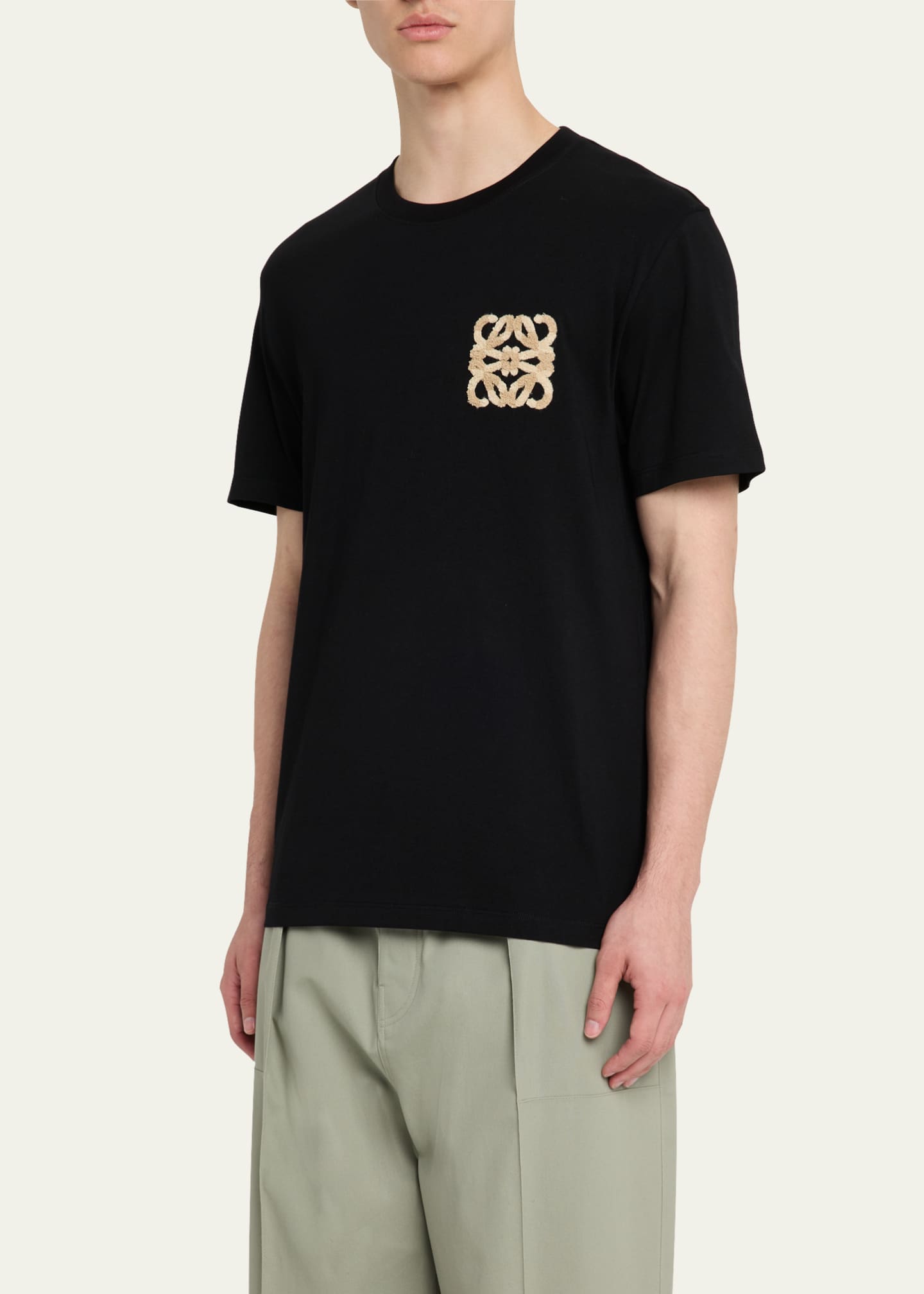 Men's Flocked Anagram Logo Jersey T-Shirt