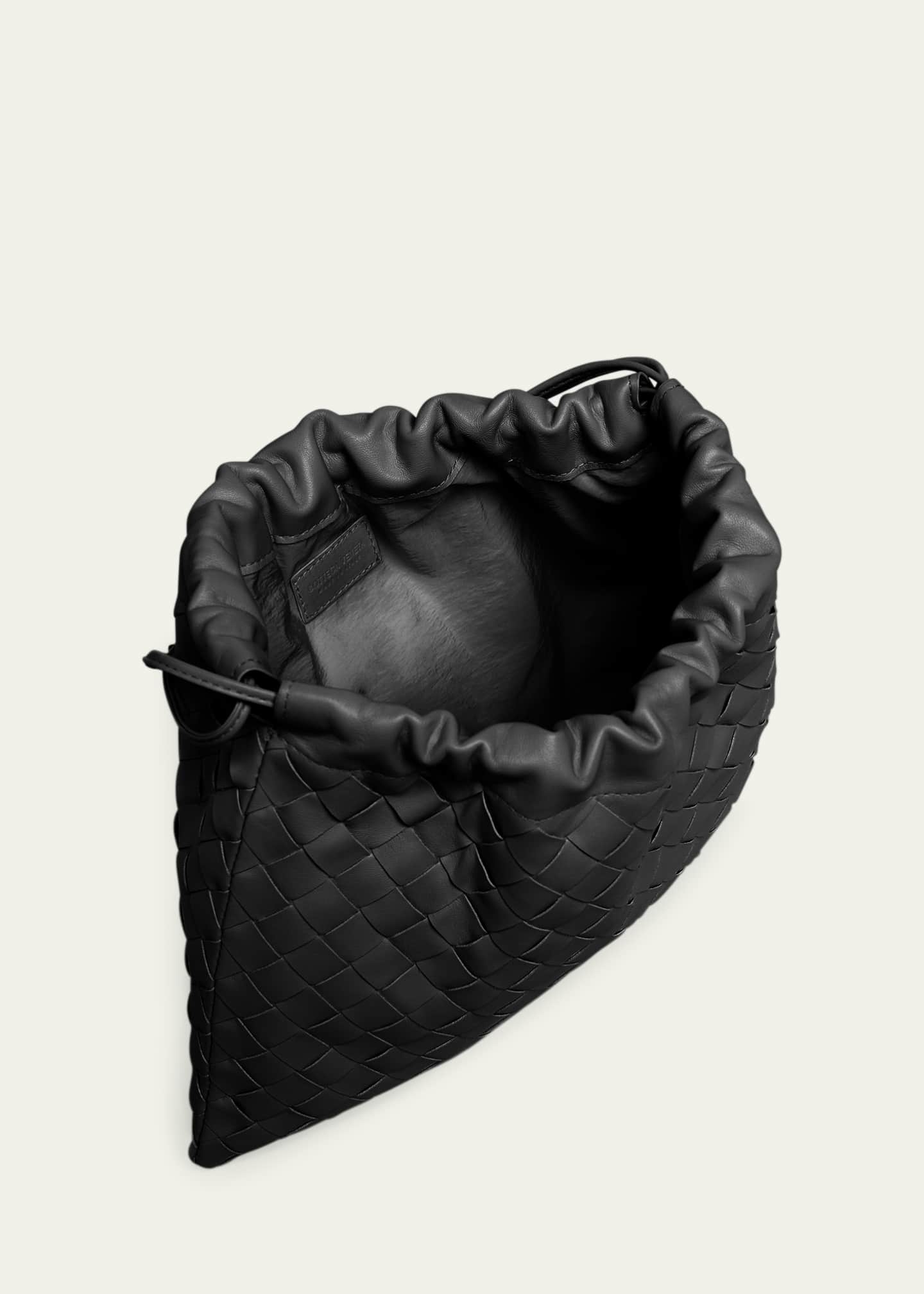 【関税&送料込】Bottega Veneta Black Nappa Leather Pouch Bottega Veneta Black Nappa Leather Pouch | italist