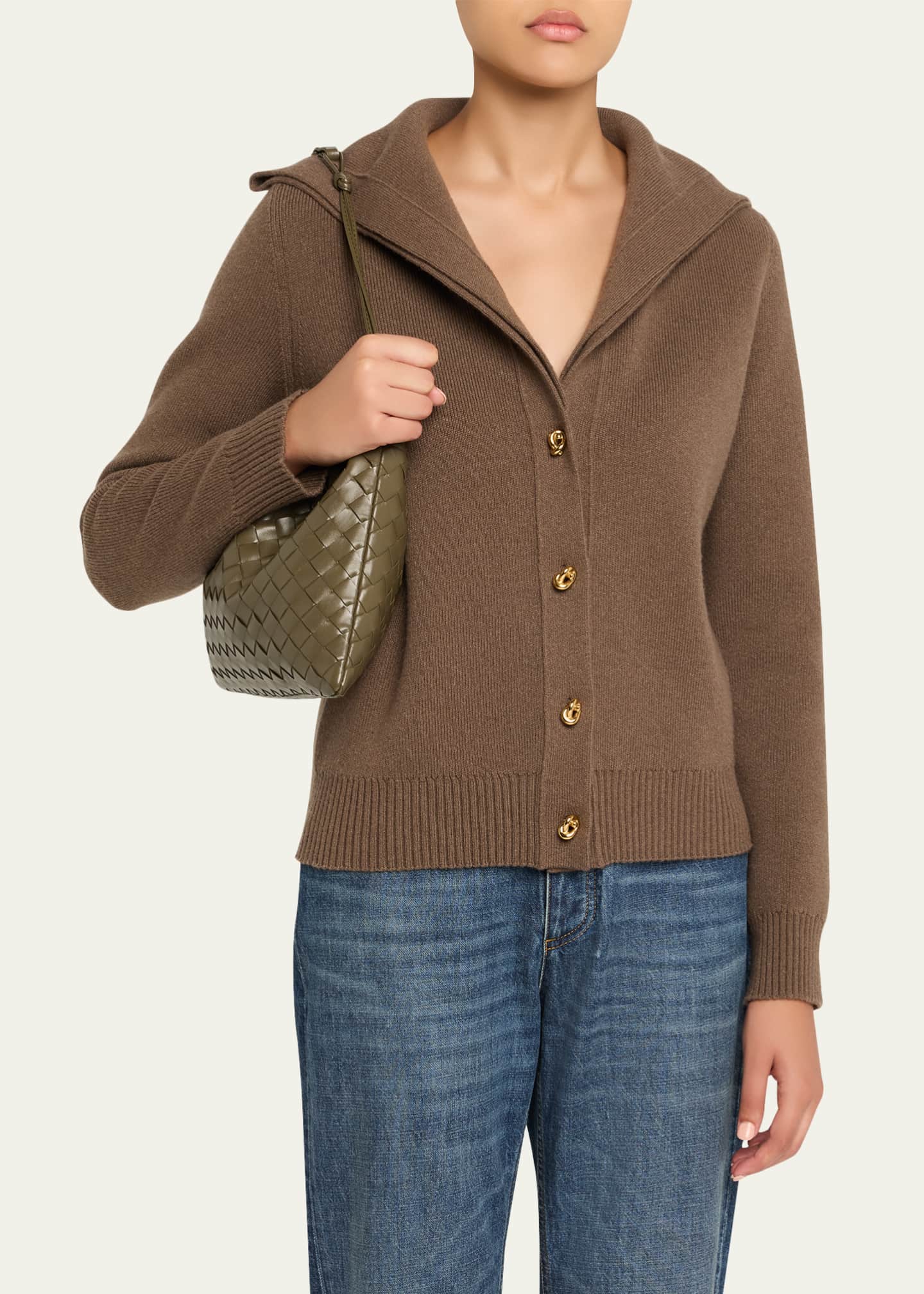 Bottega Veneta Medium Leather Pouch Bag Image 2 of 6