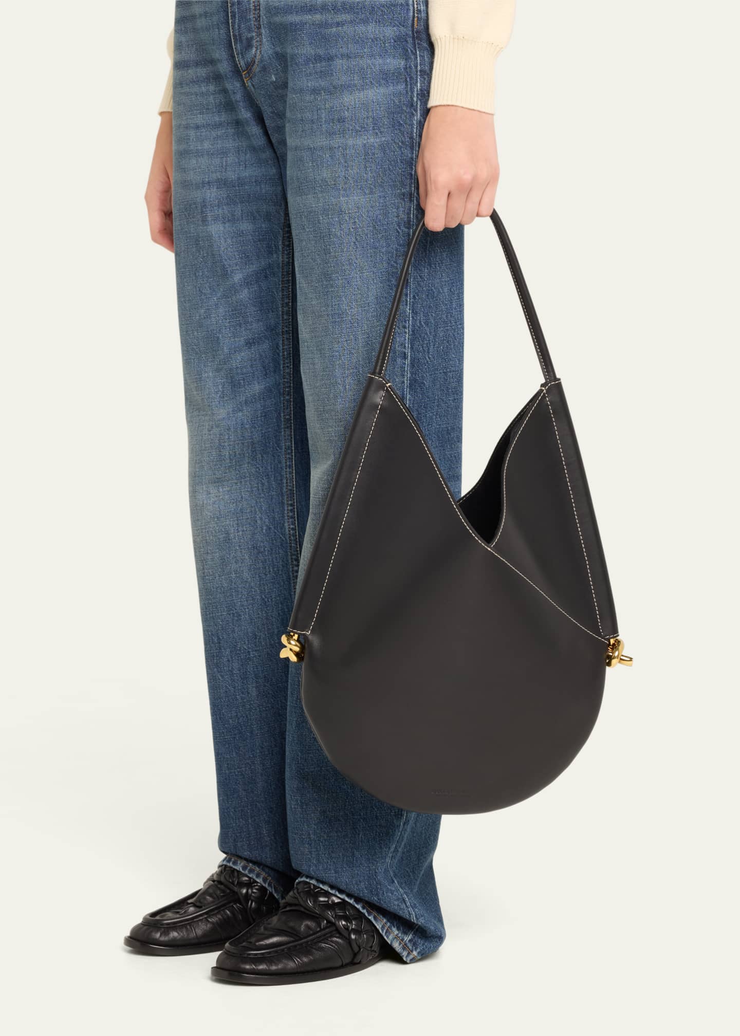 Bottega Veneta Medium Solstice Leather Shoulder Bag Image 2 of 5