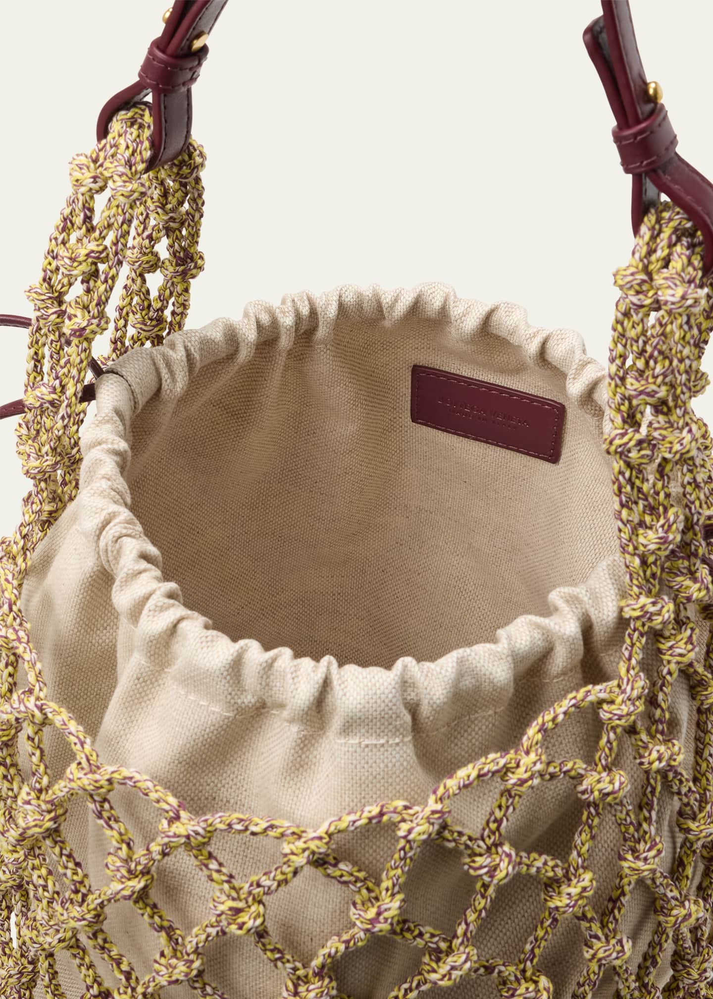 Bottega Veneta Salina Macrame Top Handle Bag - Bergdorf Goodman