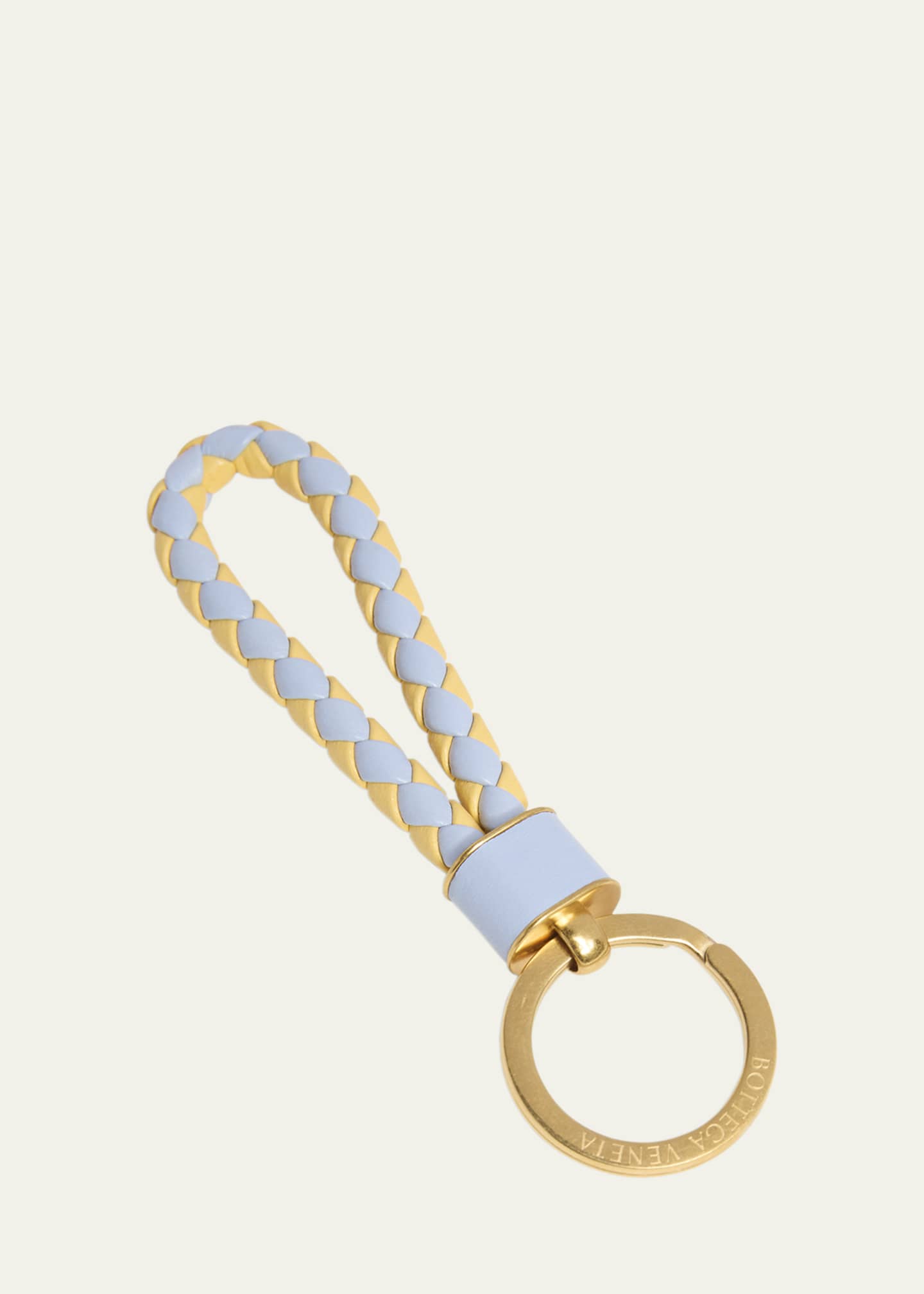 Bottega Veneta Intrecciato Leather Keyring - Bergdorf Goodman