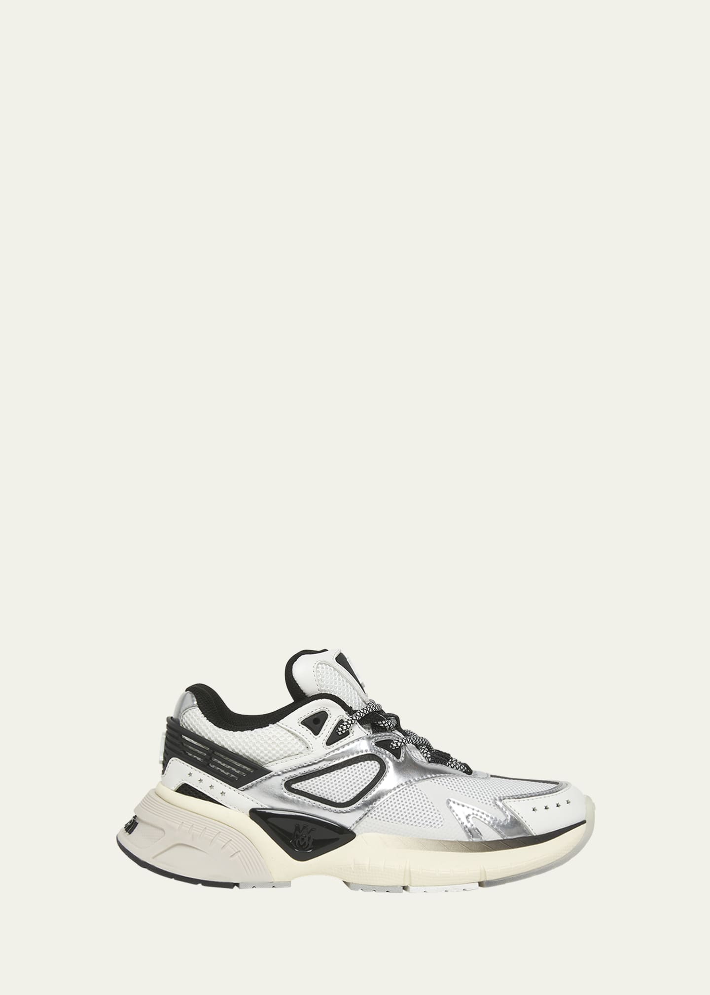 Amiri MA-1 Leather Mesh Runner Sneakers Image 1 of 3