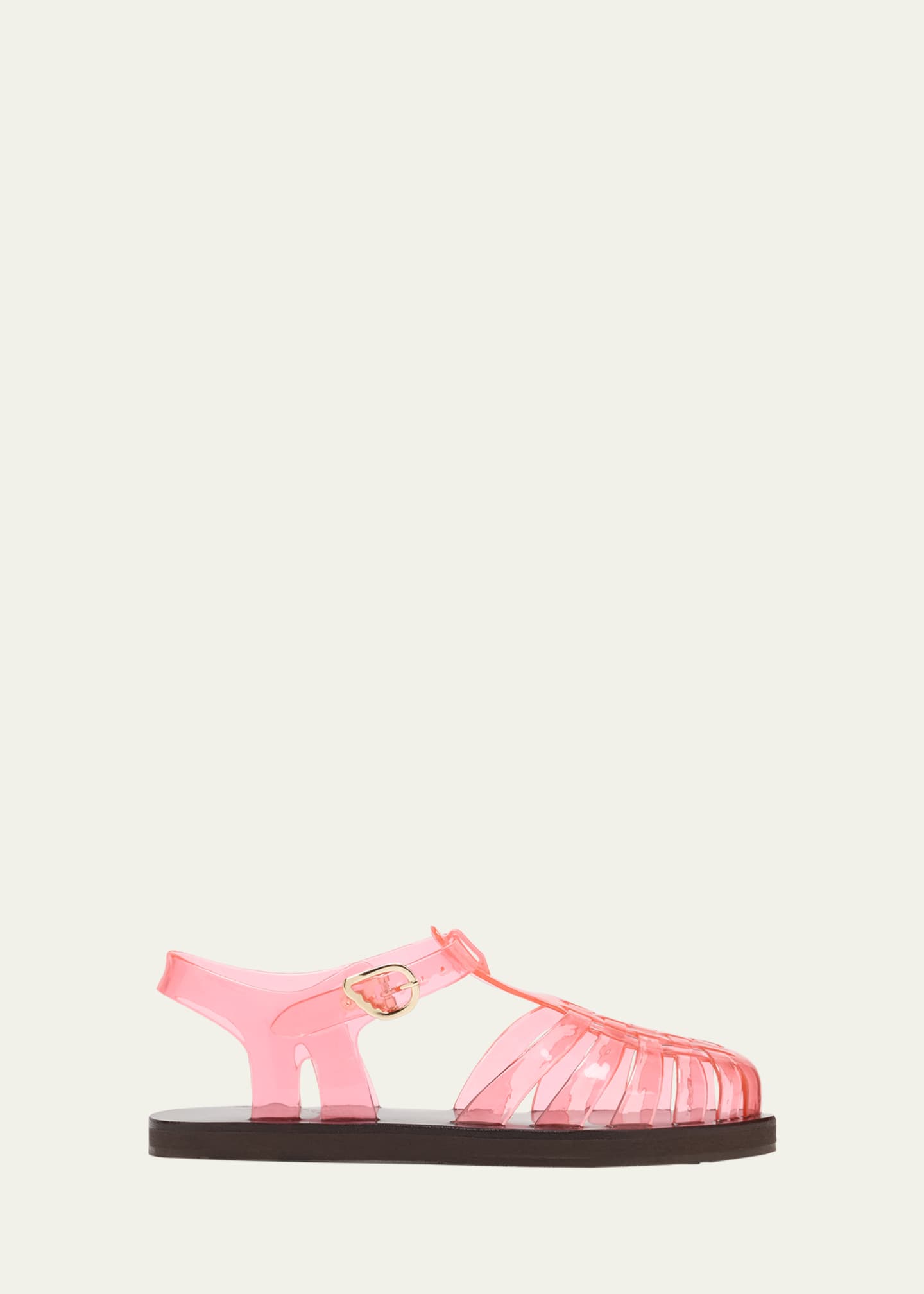 Ancient Greek Sandals Homeria Transparent Jelly Fisherman Sandals Image 1 of 5