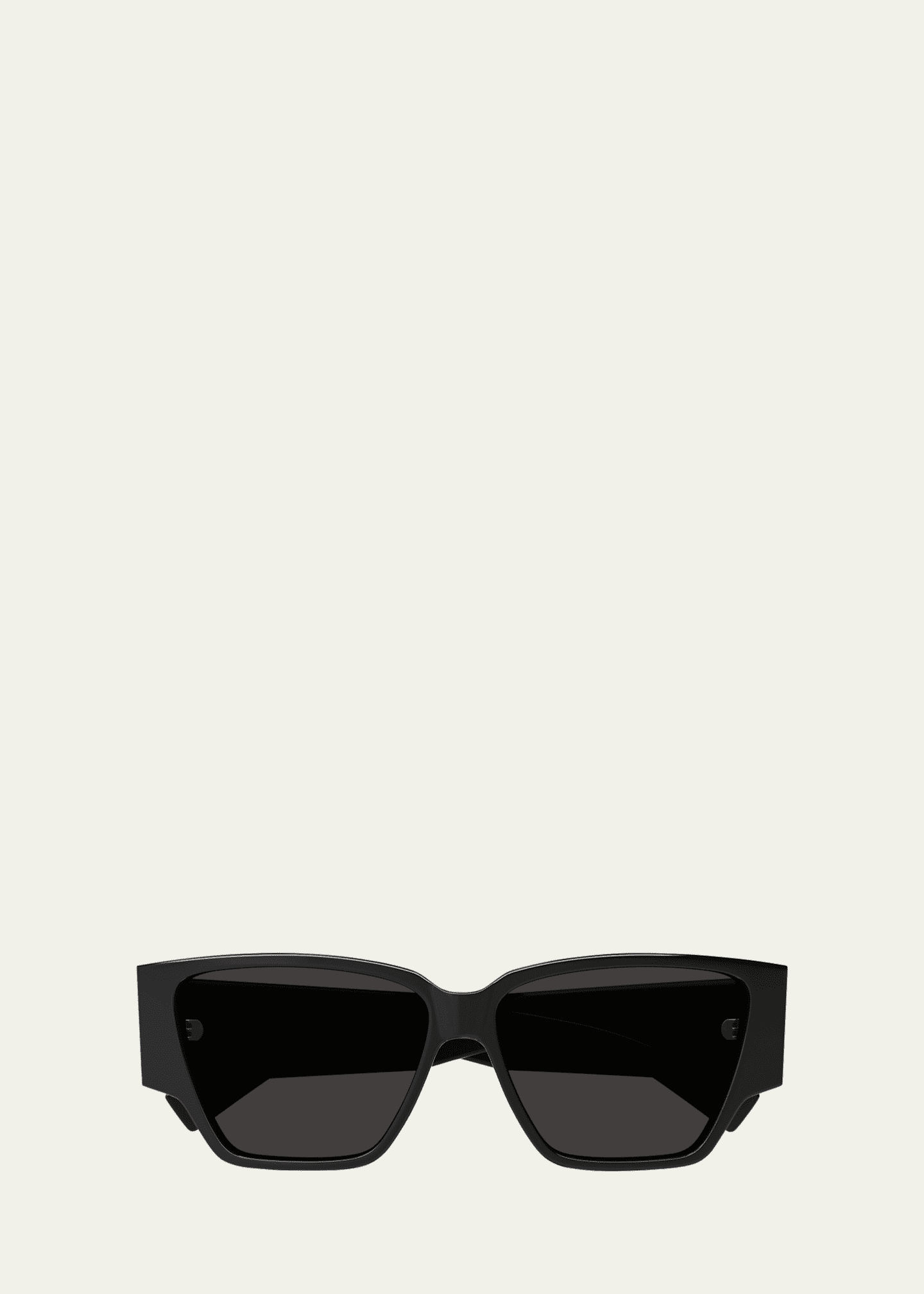 Bottega Veneta Logo Black Acetate Butterfly Sunglasses Image 1 of 2