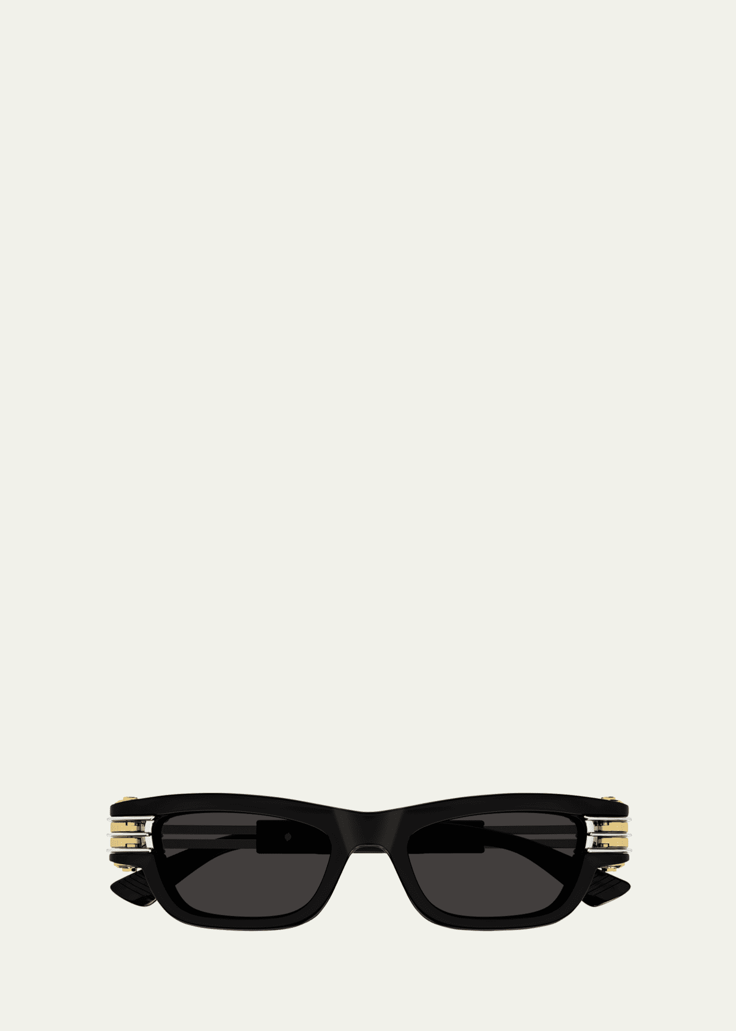 Bottega Veneta Bolt Plastic Rectangle Sunglasses Image 1 of 2