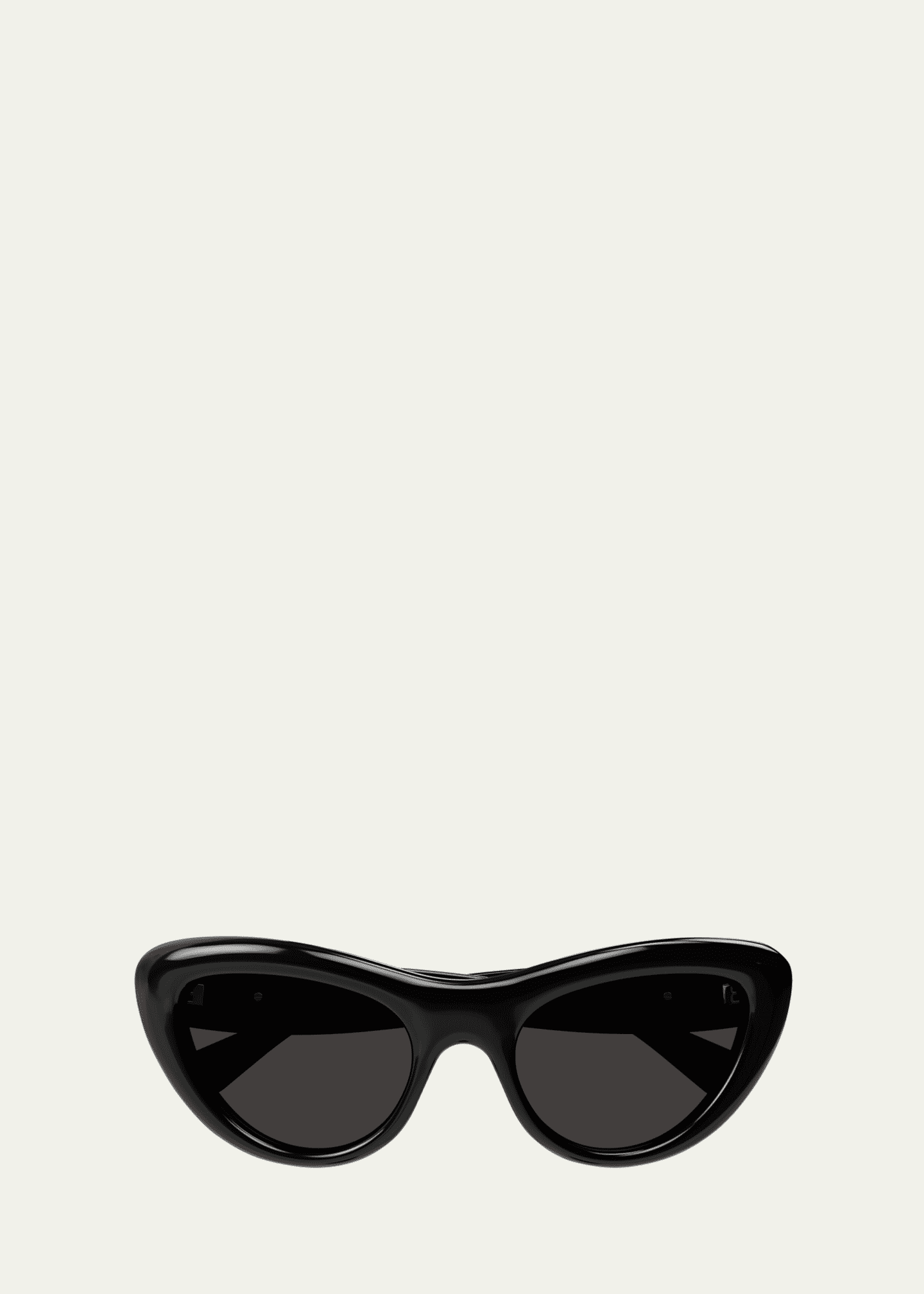 Bottega Veneta Curvy Acetate Cat-Eye Sunglasses Image 1 of 2