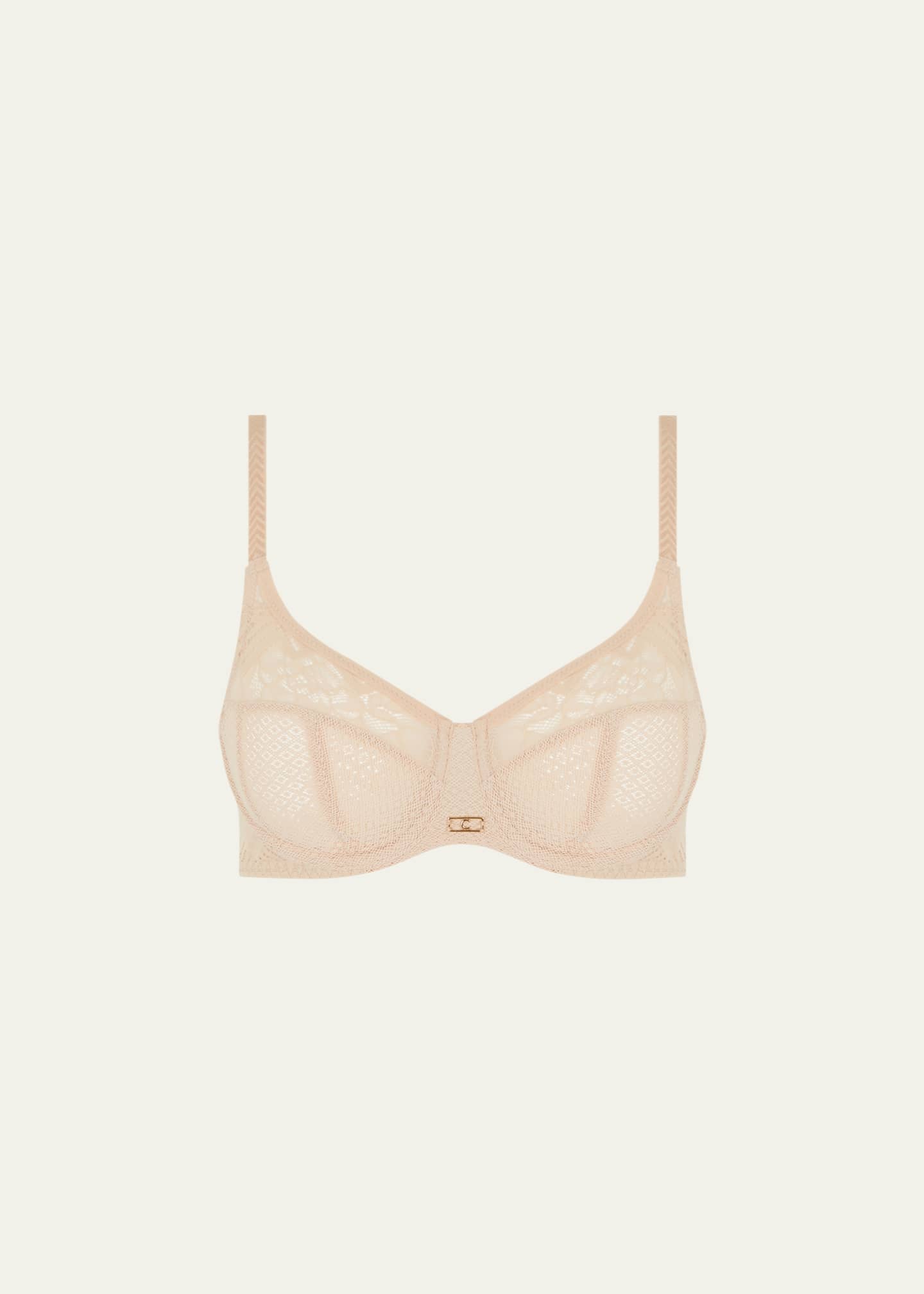 Chantelle Underwire Three-Part Lace Bra Image 1 of 4