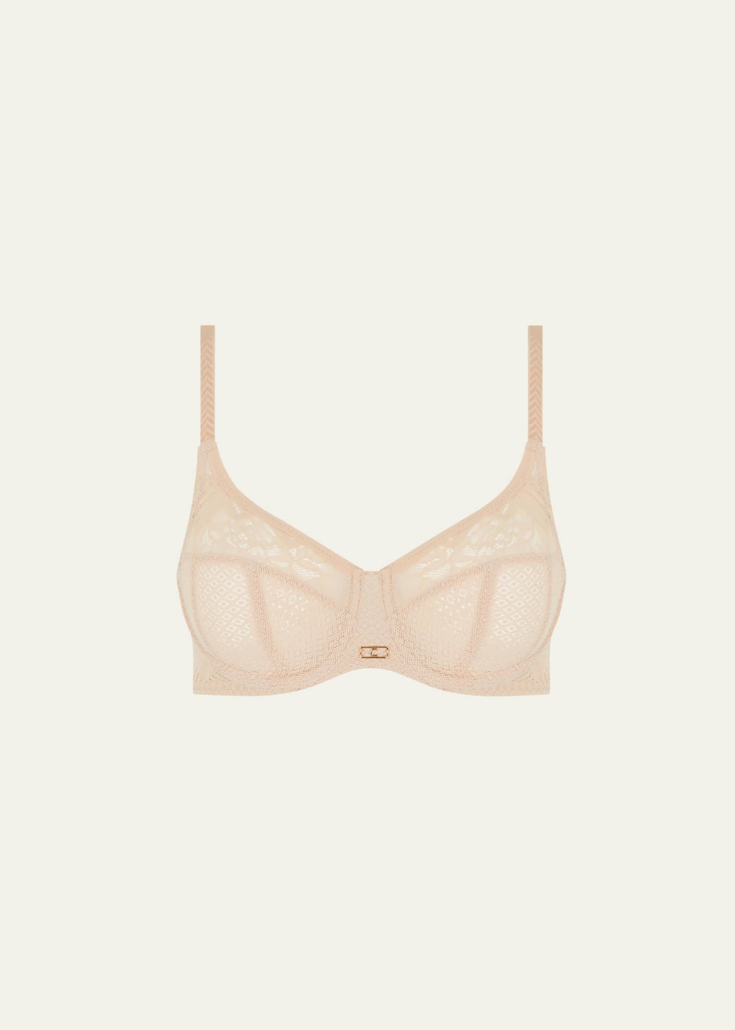 Chantelle Underwire Three-Part Lace Bra Image 1 of 4