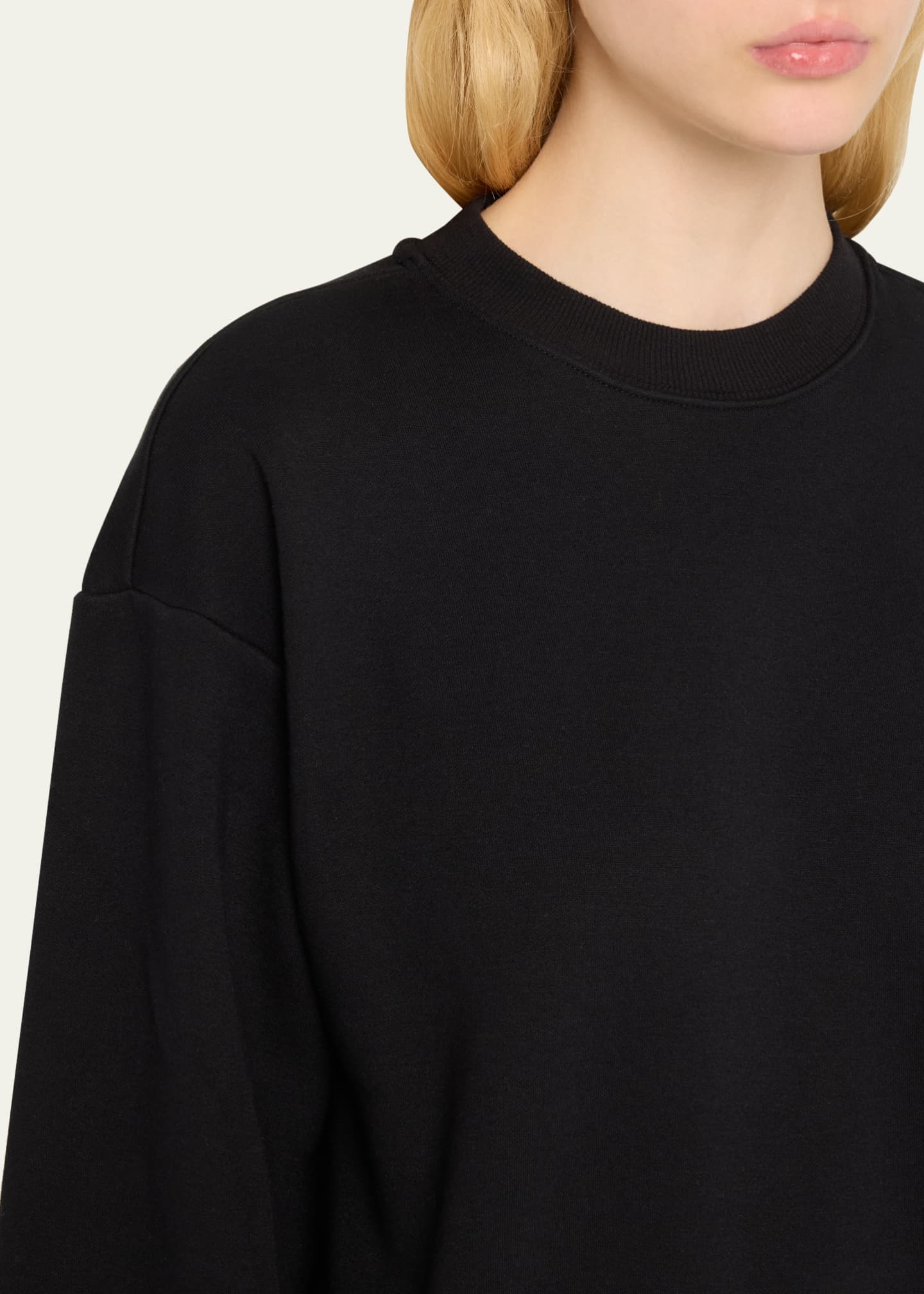 SKIMS Cotton Fleece Crewneck Pullover Image 5 of 5