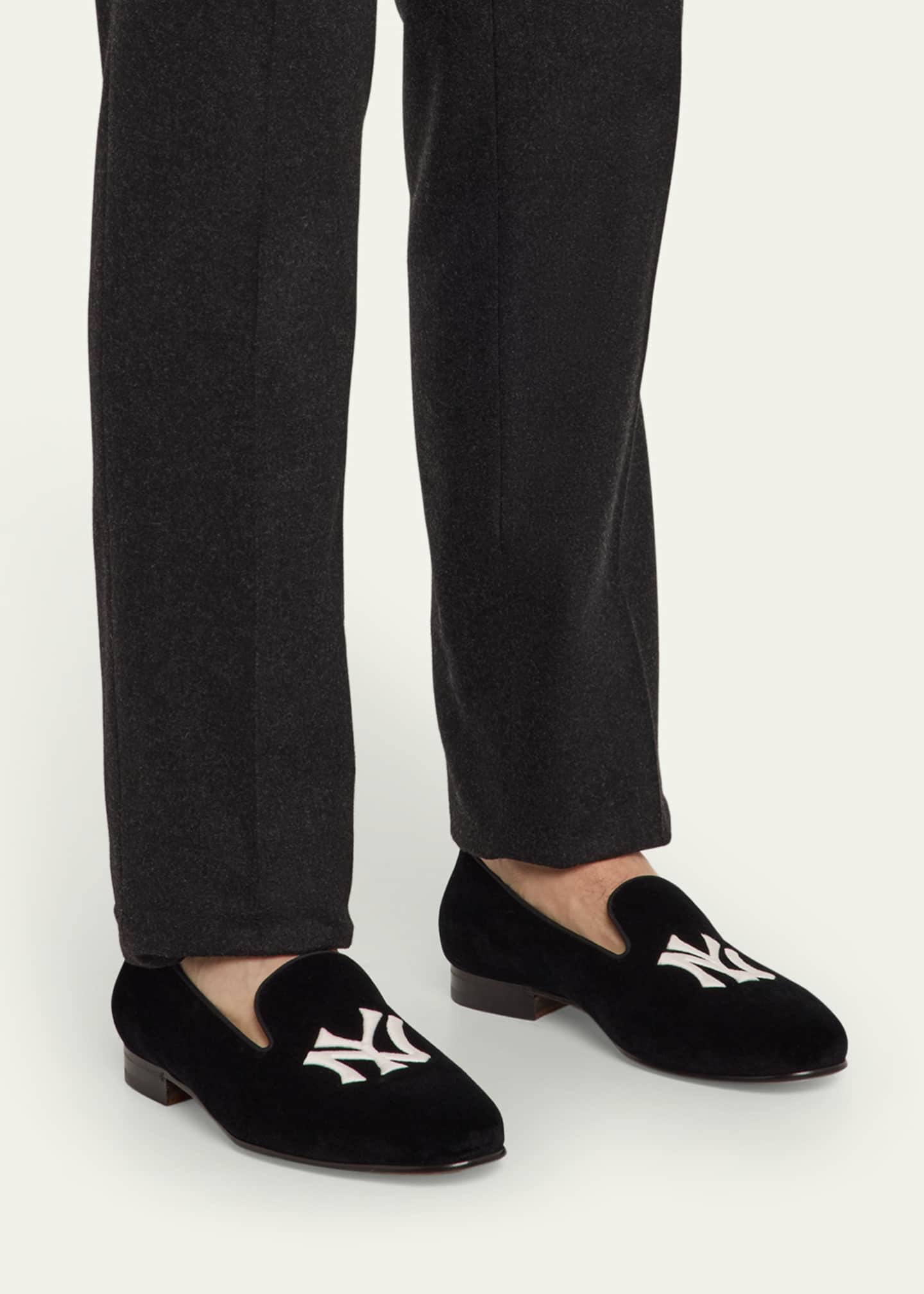 Ralph Lauren Purple Label Men's Alonzo New York Yankees Velvet Smoking ...