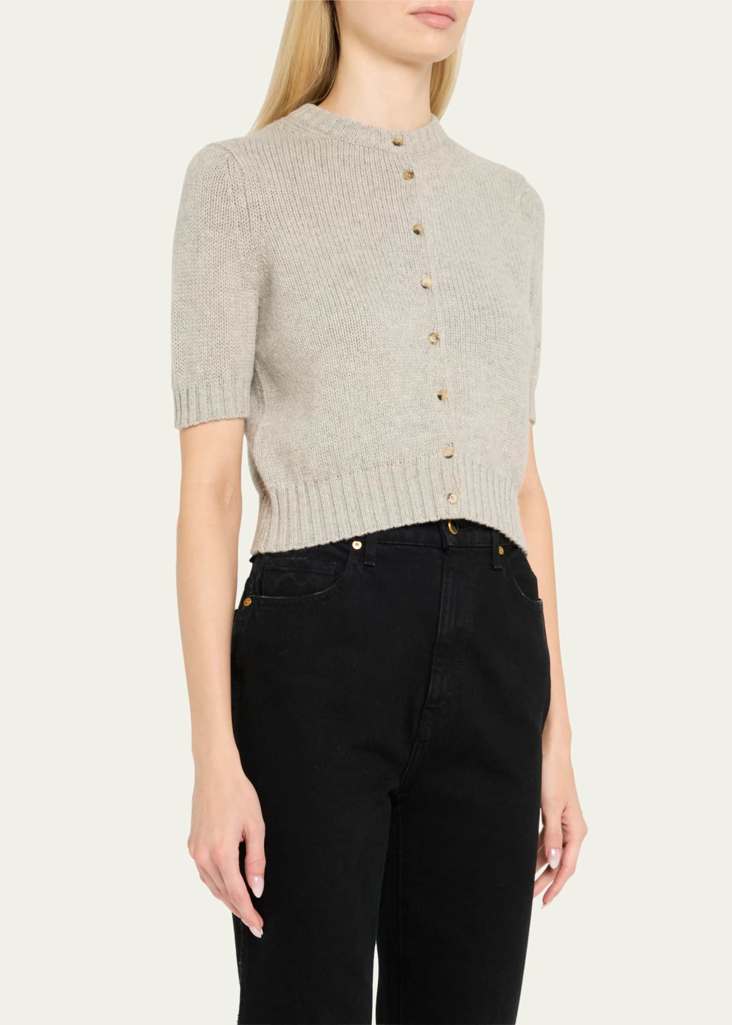 Khaite Nora Cashmere Knit Cardigan Image 4 of 5