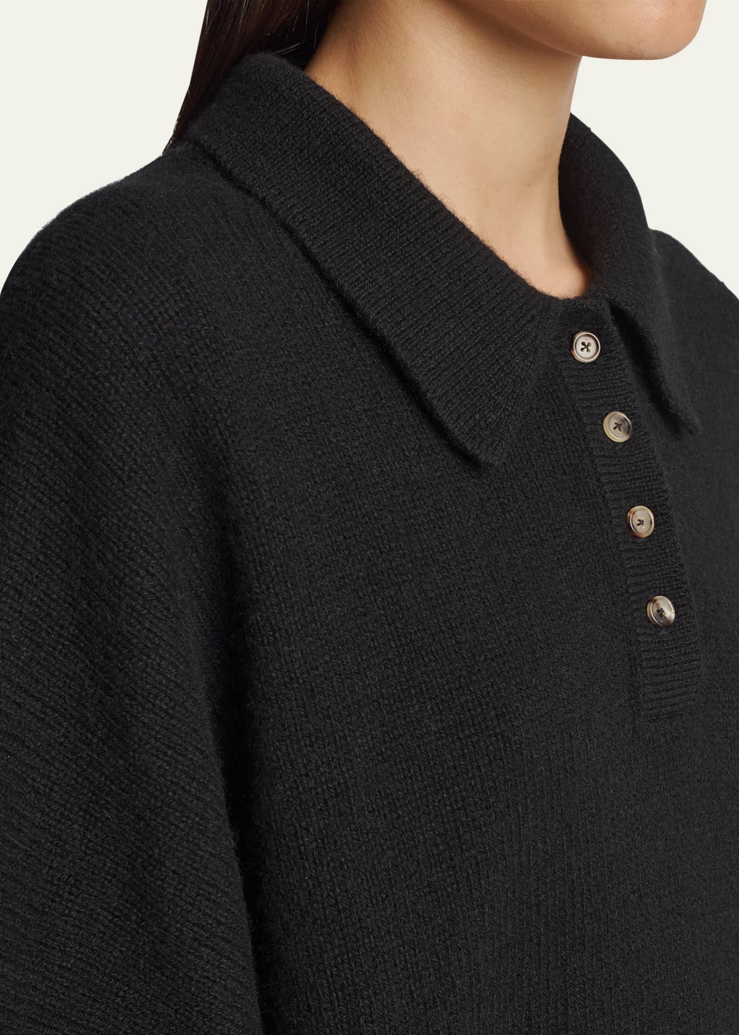 Khaite Rene Polo Cashmere Sweater Image 5 of 5