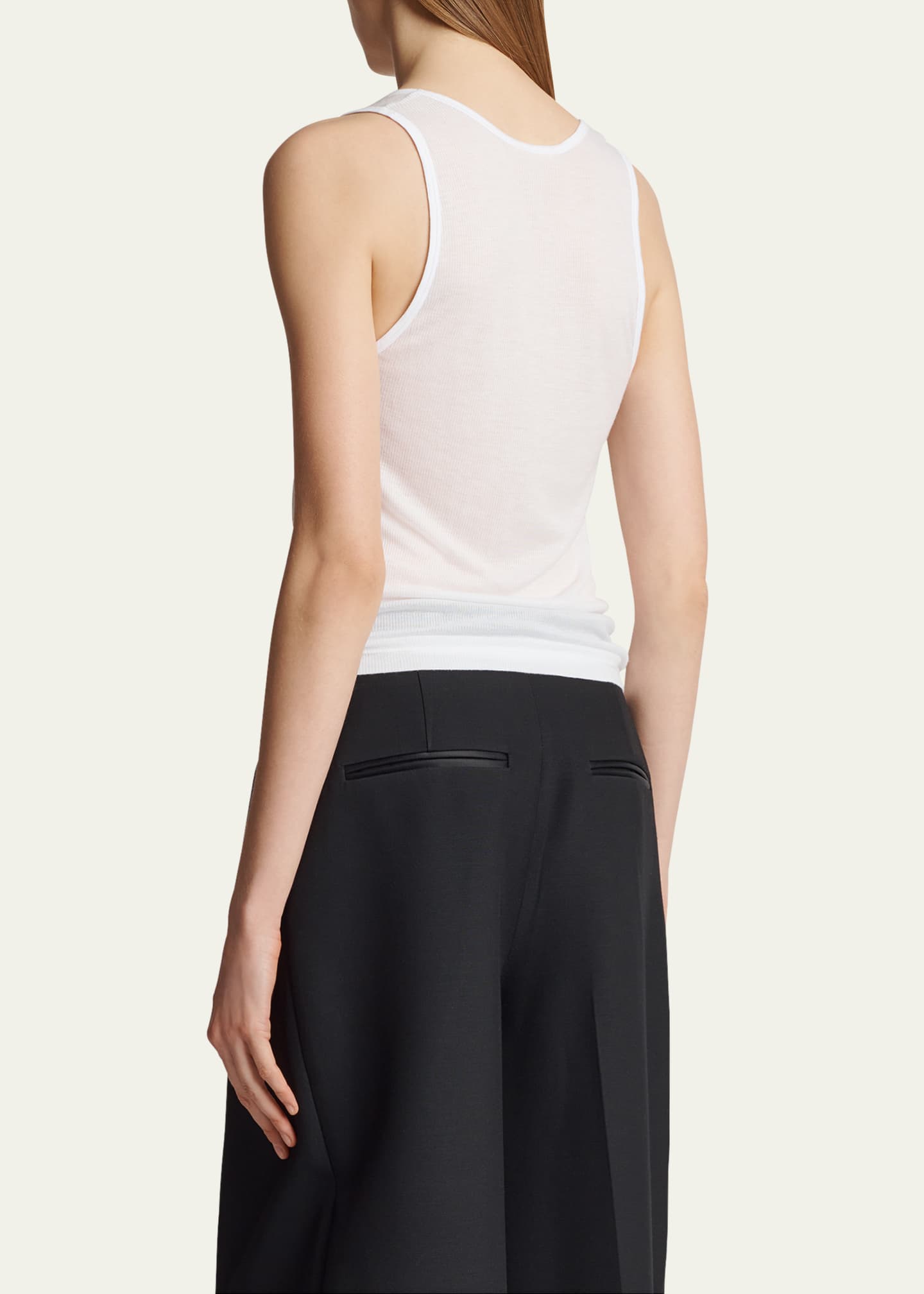 Khaite Johnnie Classic Tank Top Image 3 of 5