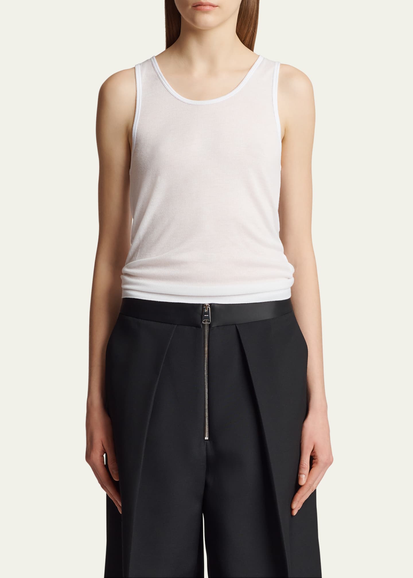 Khaite Johnnie Classic Tank Top Image 4 of 5