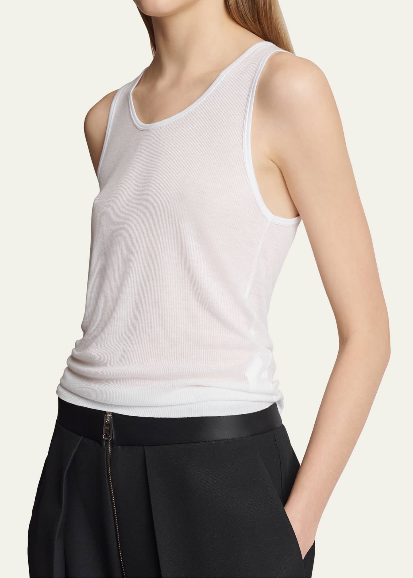 Khaite Johnnie Classic Tank Top Image 5 of 5